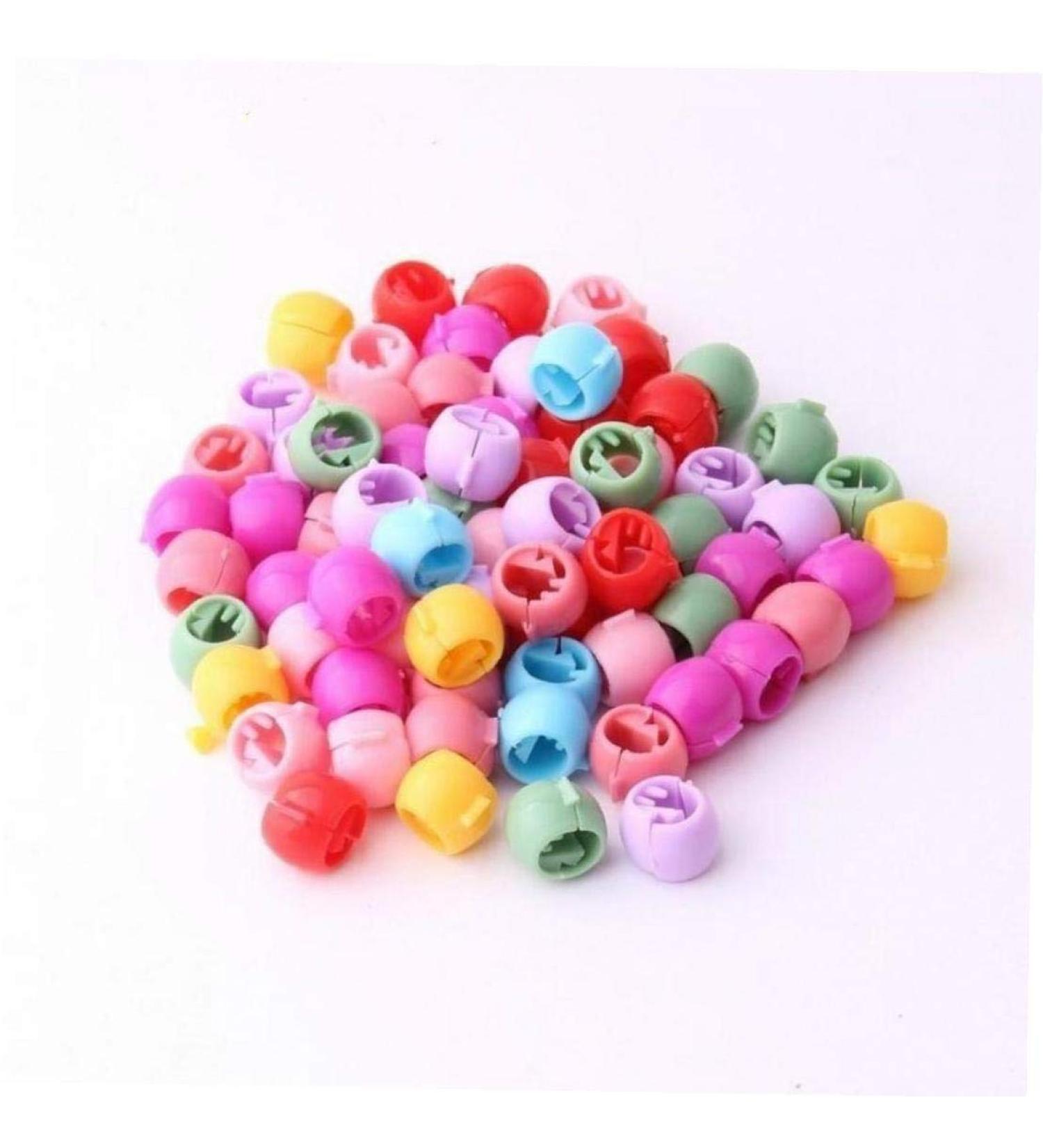 80 Pcs Mini Hair Grippers - Candy Color Hair Clips for Women & Girls | Plastic Braid Hair Needles & Pearl Grain Hair Jewelry - Ideal for International Shipping - Buy Online on GoSupps.com