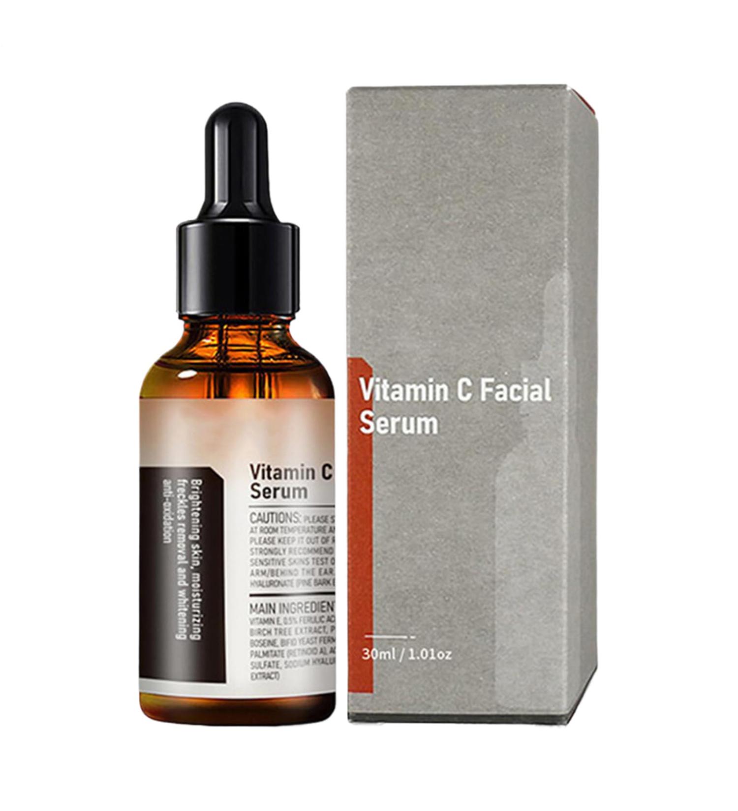 Facial Toner - Vitamin C Moisturizing Toner 30ml | Long-Lasting Moisture Retention Whitening Serum | Skin Brightener for Clarity Vivacity Smooth & Radiant Skin - Buy Online on GoSupps.com