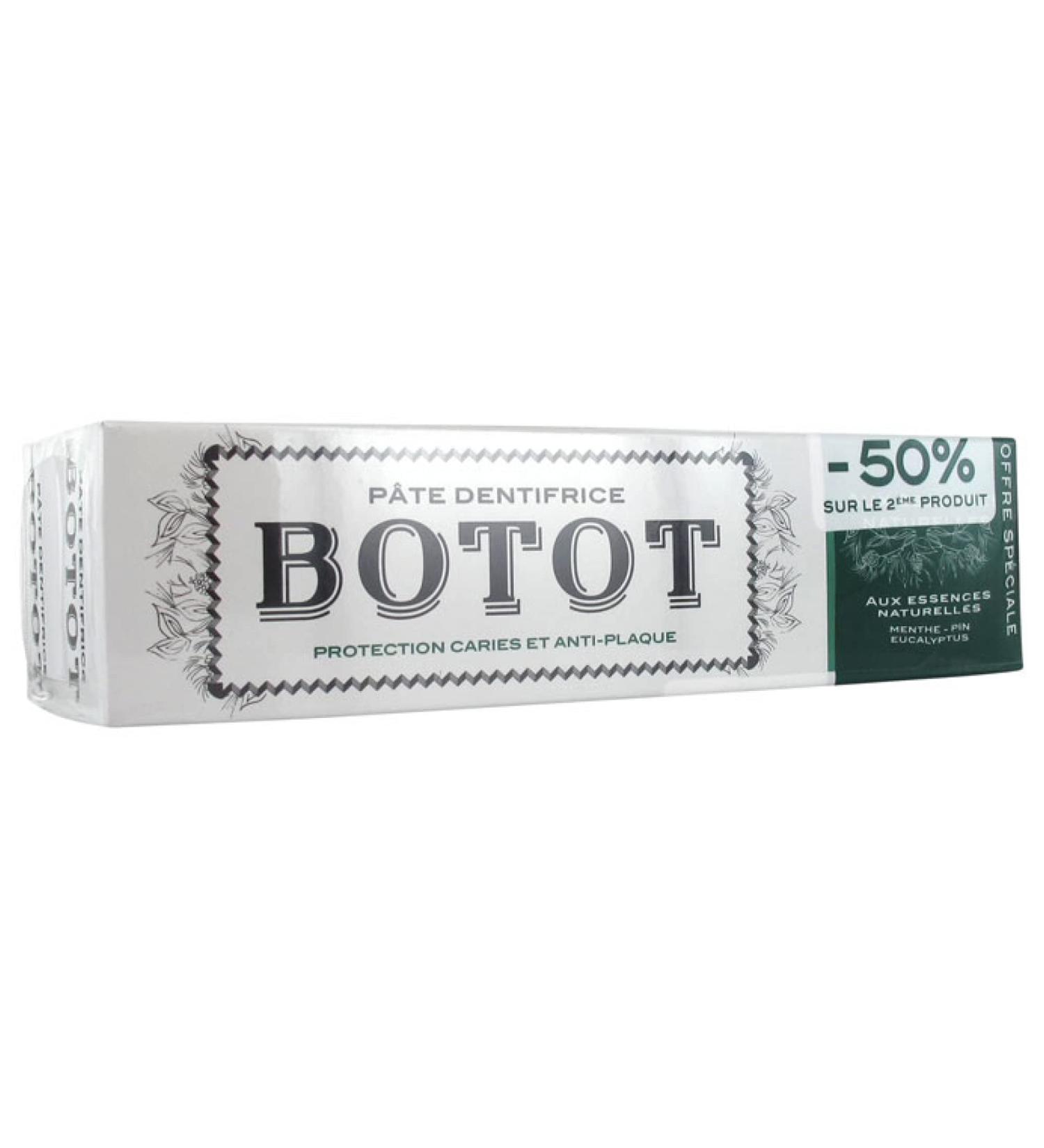 Botot Botot Mint Pine Eucalyptus Toothpaste 75 ml - Pack of 2