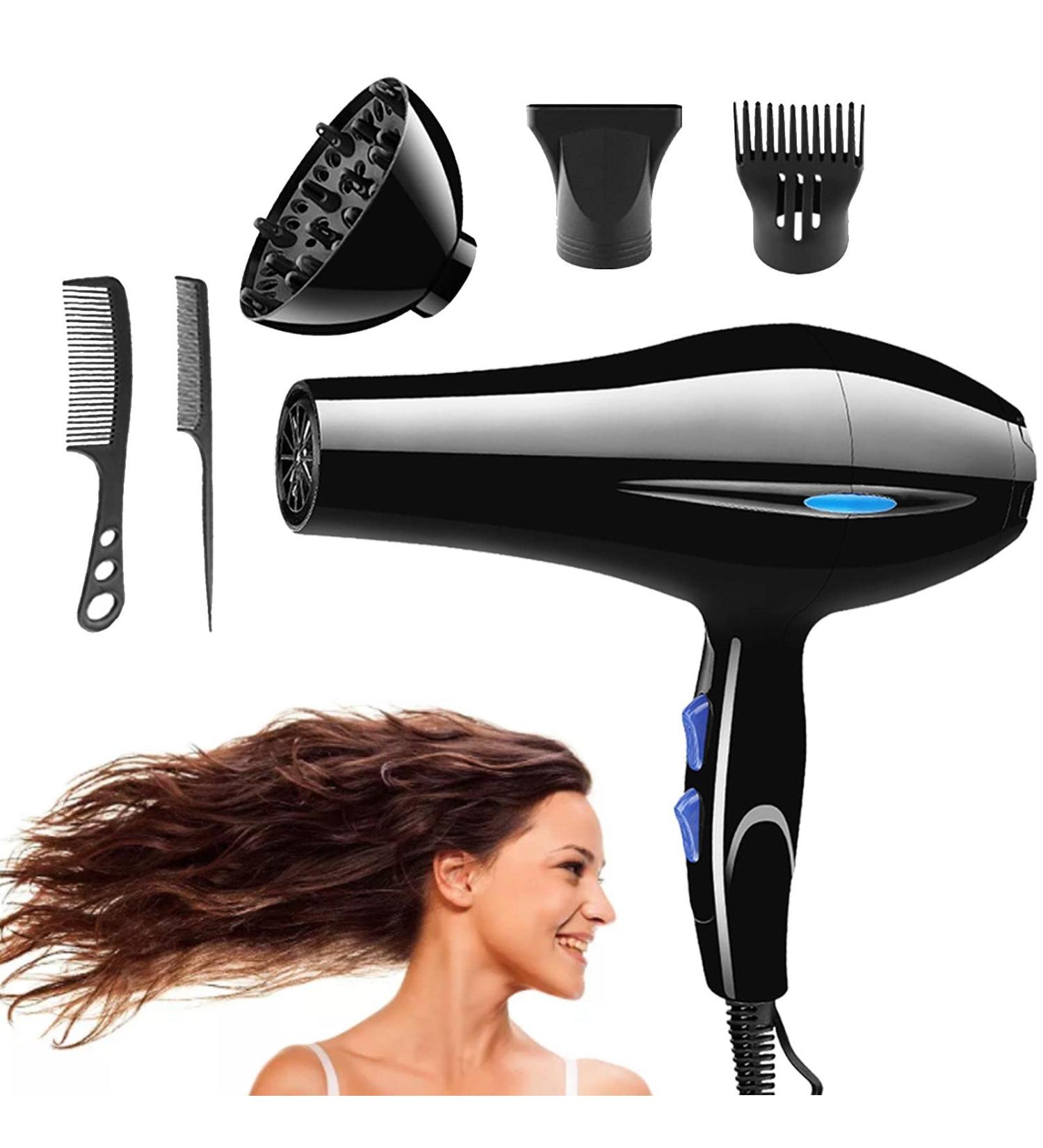 High-Power 2200W Ion Hair Dryer | Cold Hot Air Mode | Cold Hot Air Mode Powerful Hair Dryer with Diffuser for Women Uwariloy - Buy Online on GoSupps.com