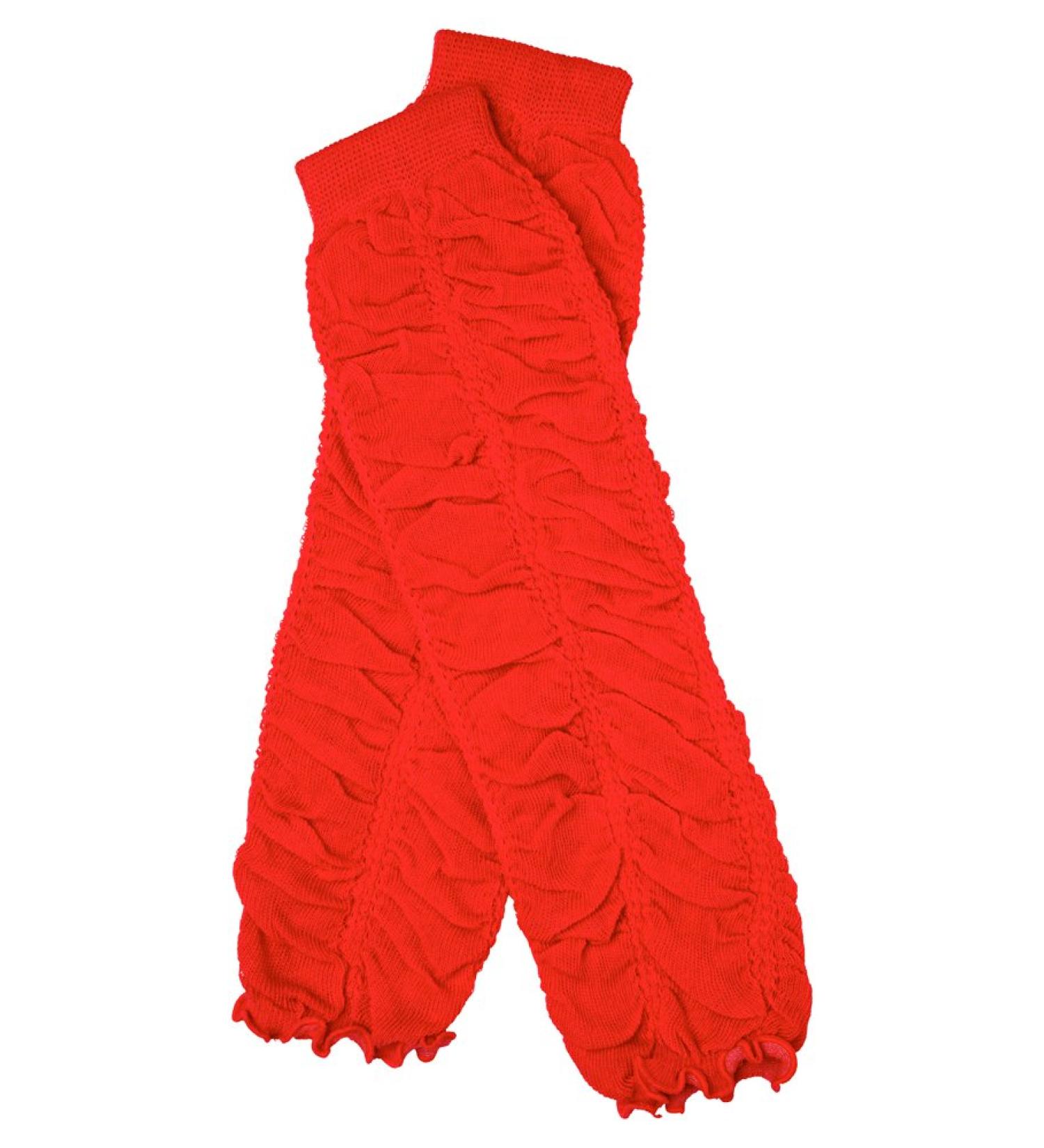 juDanzy Red Rouched Baby Leg Warmers for Girls | Newborn to Toddler (up to 12 pounds) | Stylish & Cozy - Buy Online on GoSupps.com