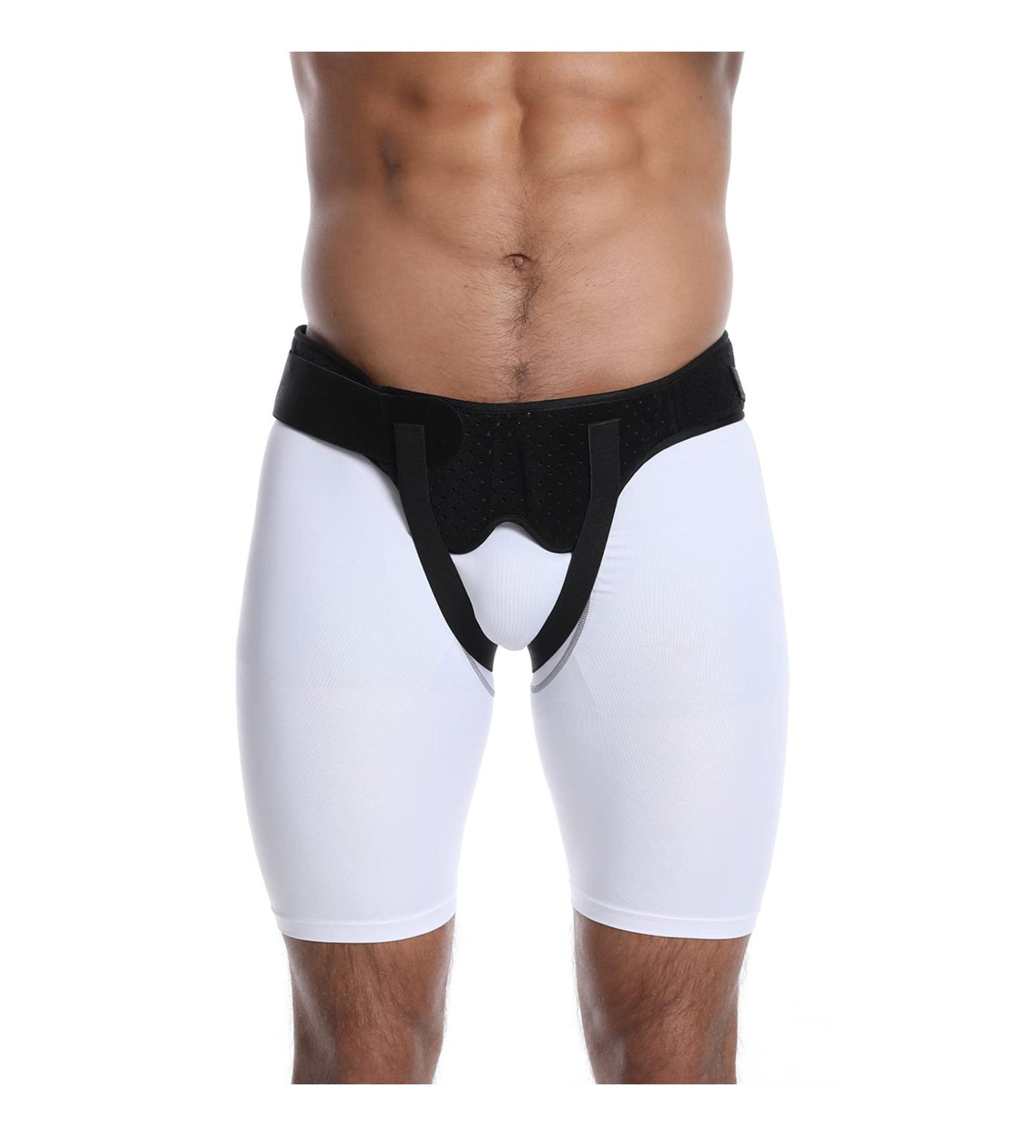 BUNIQ Hernia Belt - Surgical Truss for Men & Women | Comfortable Umbilical Fracture Protection | Knoxc C Black XL - Buy Online on GoSupps.com
