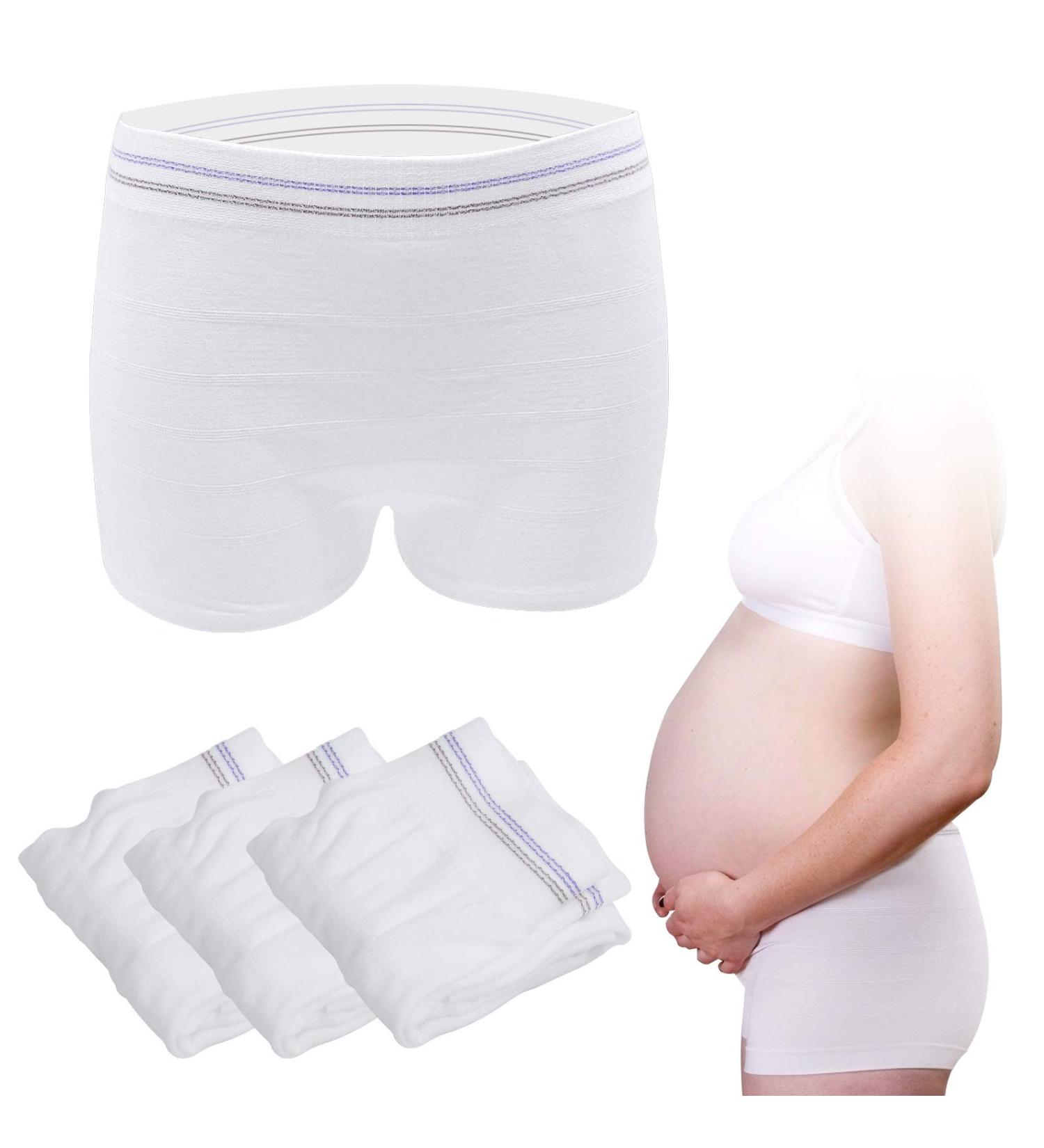 HANSILK Disposable Maternity Knickers 3XL White - Pack of 3 | Postpartum Underwear for C-Section Recovery & Incontinence - Buy Online on GoSupps.com
