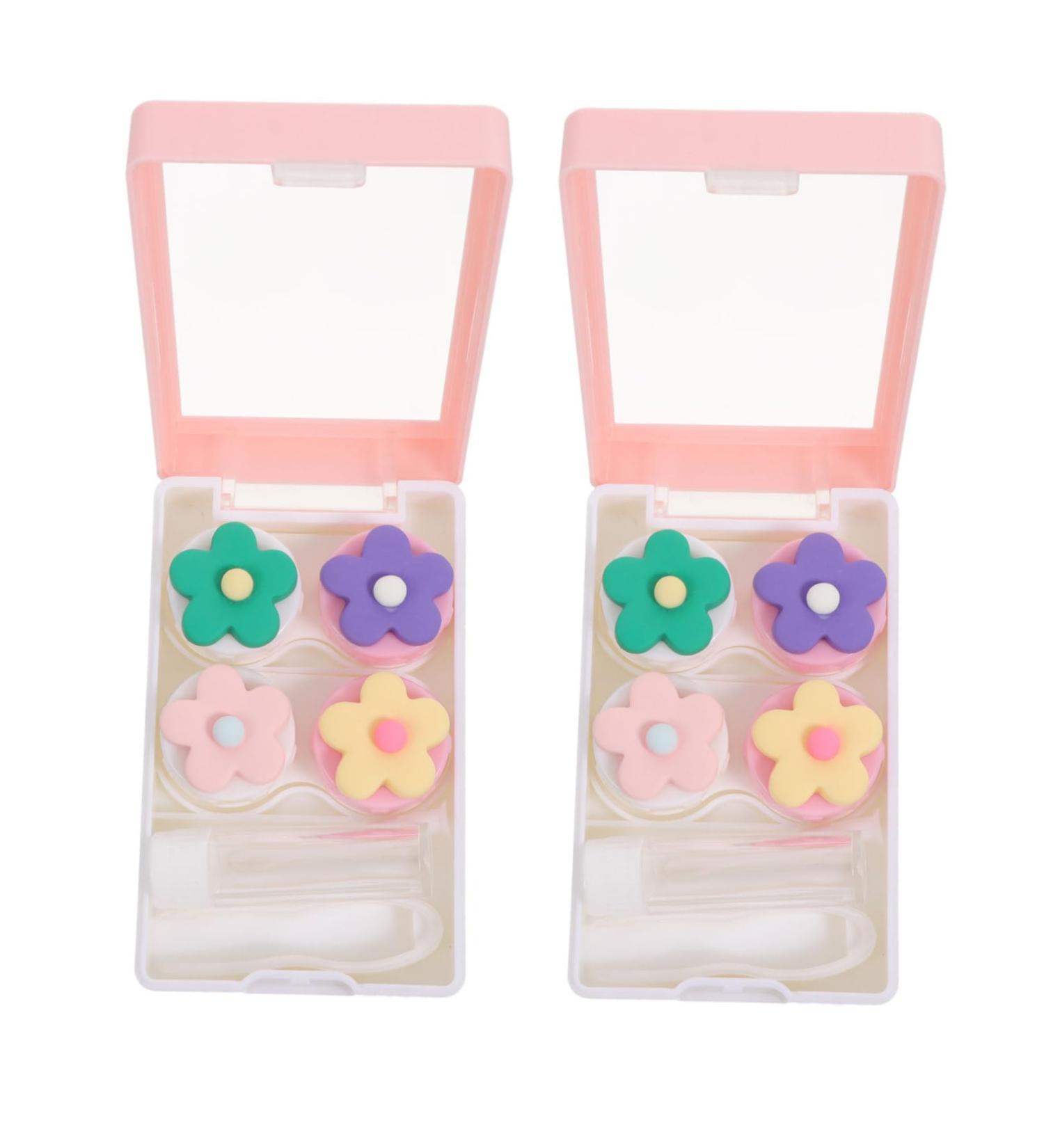Buy Gatuida 2er Box Invisible Contact Lens Case - Cute Travel Container for Eye Contacts - Durable & Stylish - Buy Online on GoSupps.com
