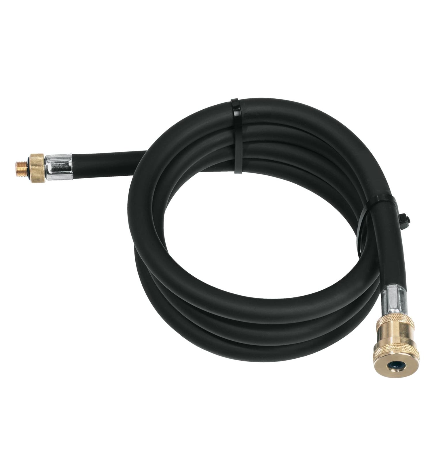 SKS Accessory Hose with Brass Nipple for DV/SV Racing Compressor - 50x2x2 cm - High-Quality Black Hose for Enhanced Performance - Buy Online on GoSupps.com
