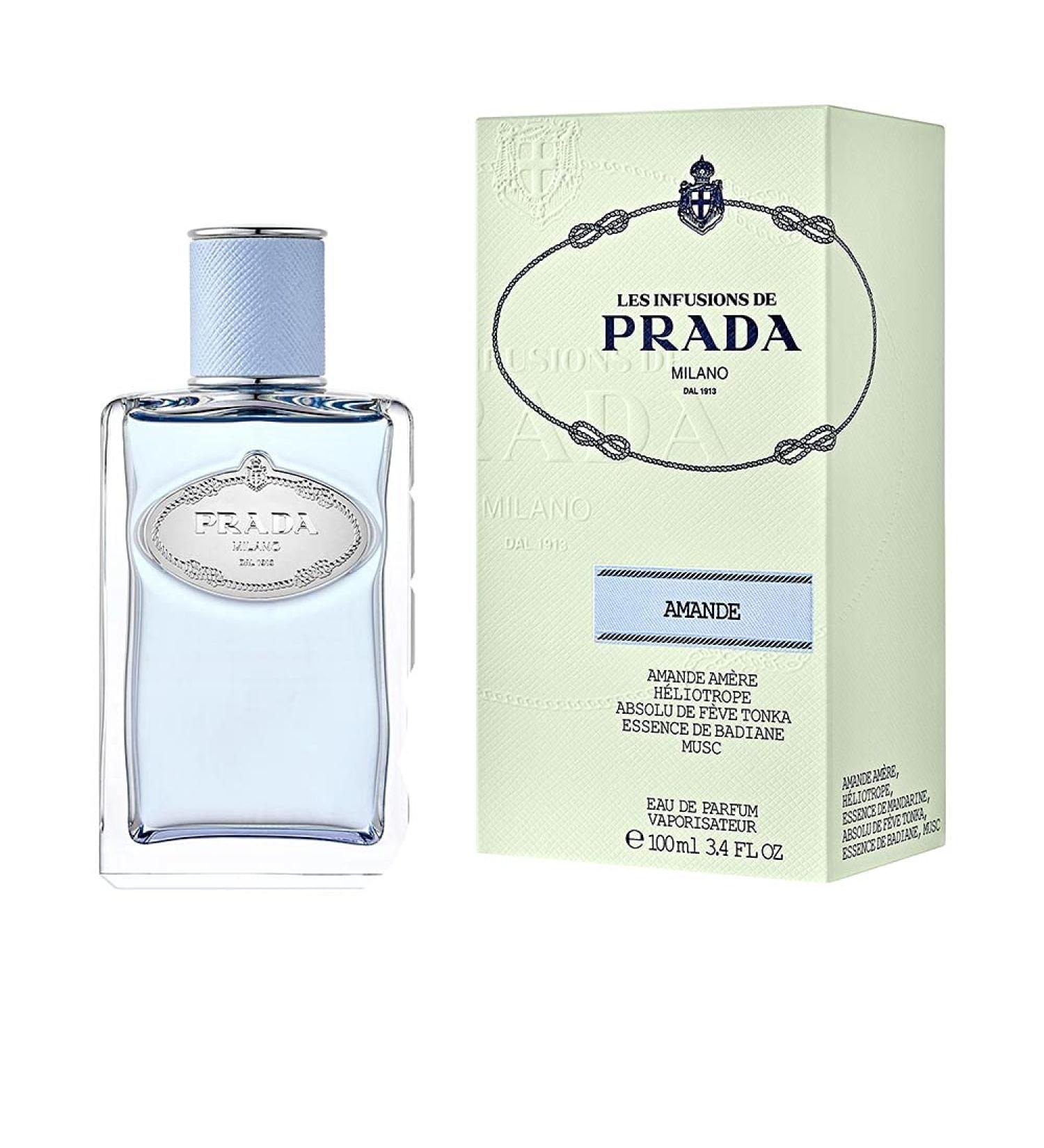 Prada Les Infusion De Amande By For Women Eau De Parfum Spray clear 3.4 Fl Oz