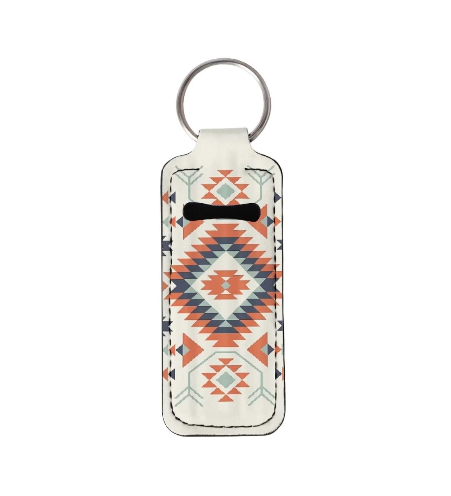 Showudesigns Cute Boho Western Chapstick Keychain Holder for Women - Lip Balm Sleeve - Buy Online on GoSupps.com