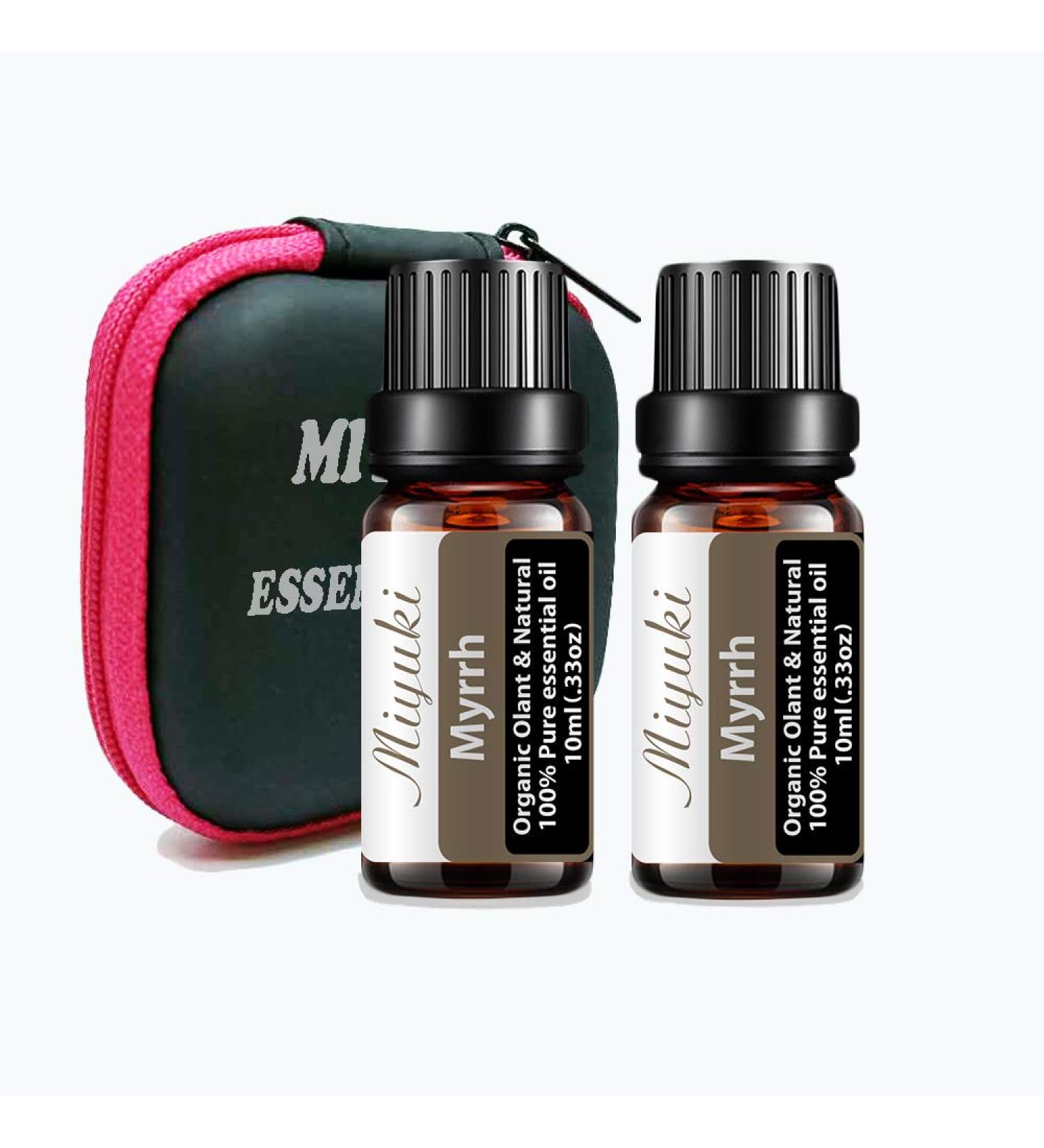 Organic Myrrh Essential Oil - Pure Myrrh for Diffuser Massage & Skin Care | 2 Pack x10ml - Buy Online on GoSupps.com