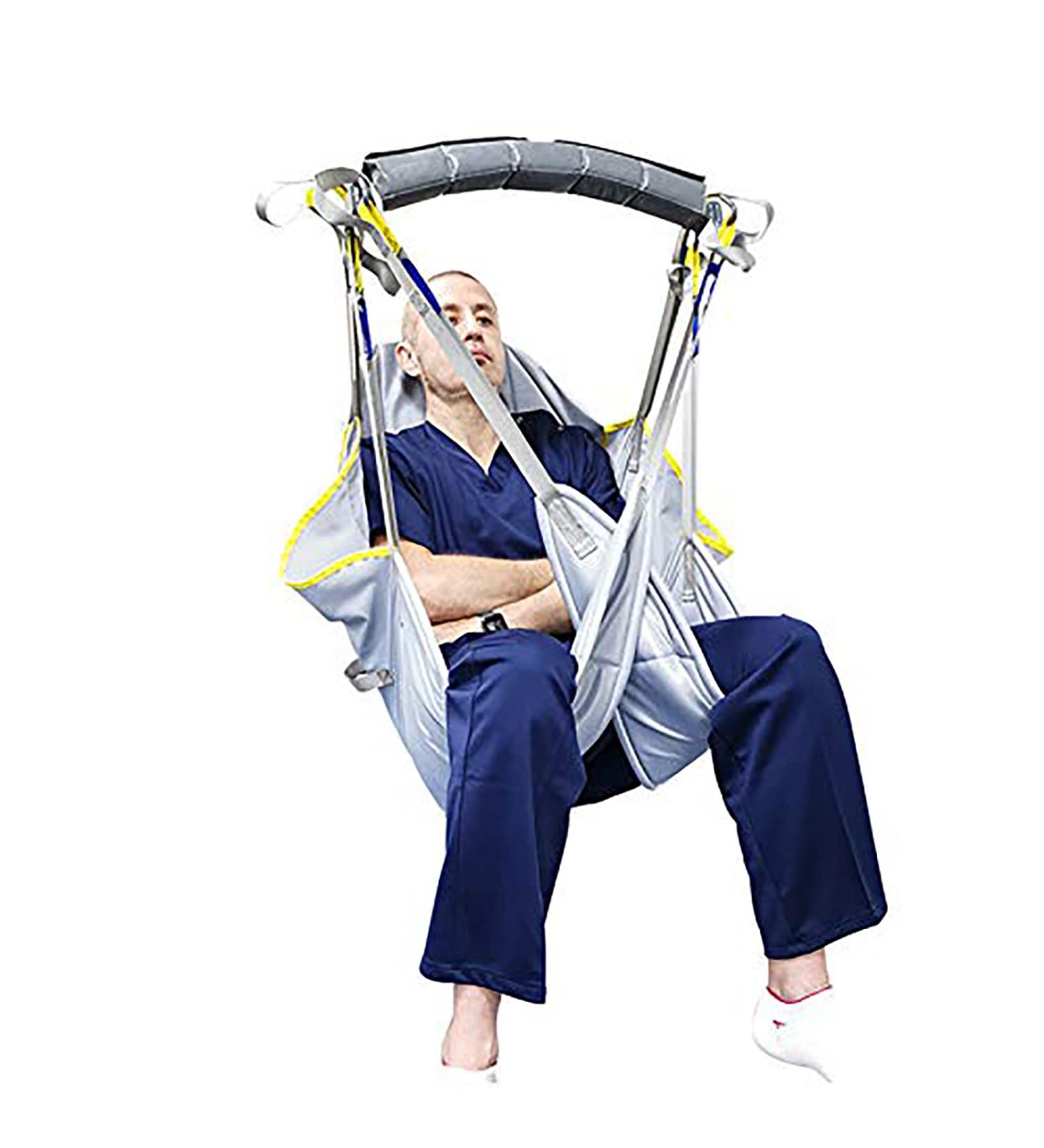 Transfer Silent Lift for Toileting & Bathing Aids - 507 lbs Capacity | Full-Body Divided Legs Padded Belts for Lumbar Support - Buy Online on GoSupps.com