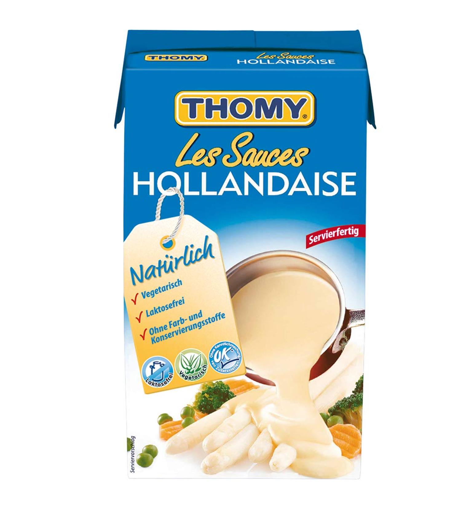 Thomy Les Sauces Hollandaise (lactose-free with sunflower oil ready to serve) 1 pack (1 x 1L)