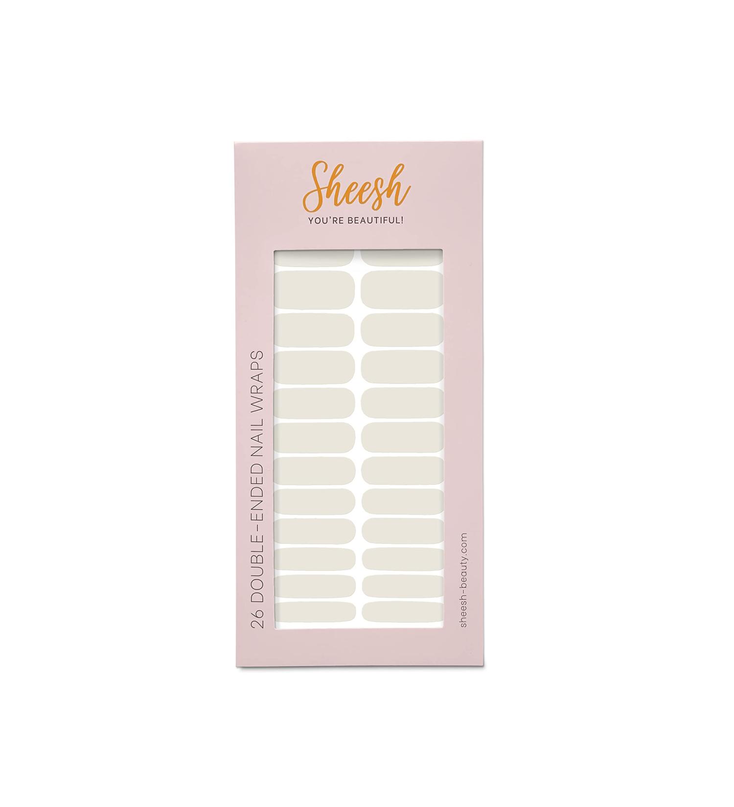 Sheesh Cloudy Sky Nail Foils | 26 Self-Adhesive Nail Wraps for Perfect Manicure | Premium Nail Polish Foils in Trend Colors 2023 - Buy Online on GoSupps.com