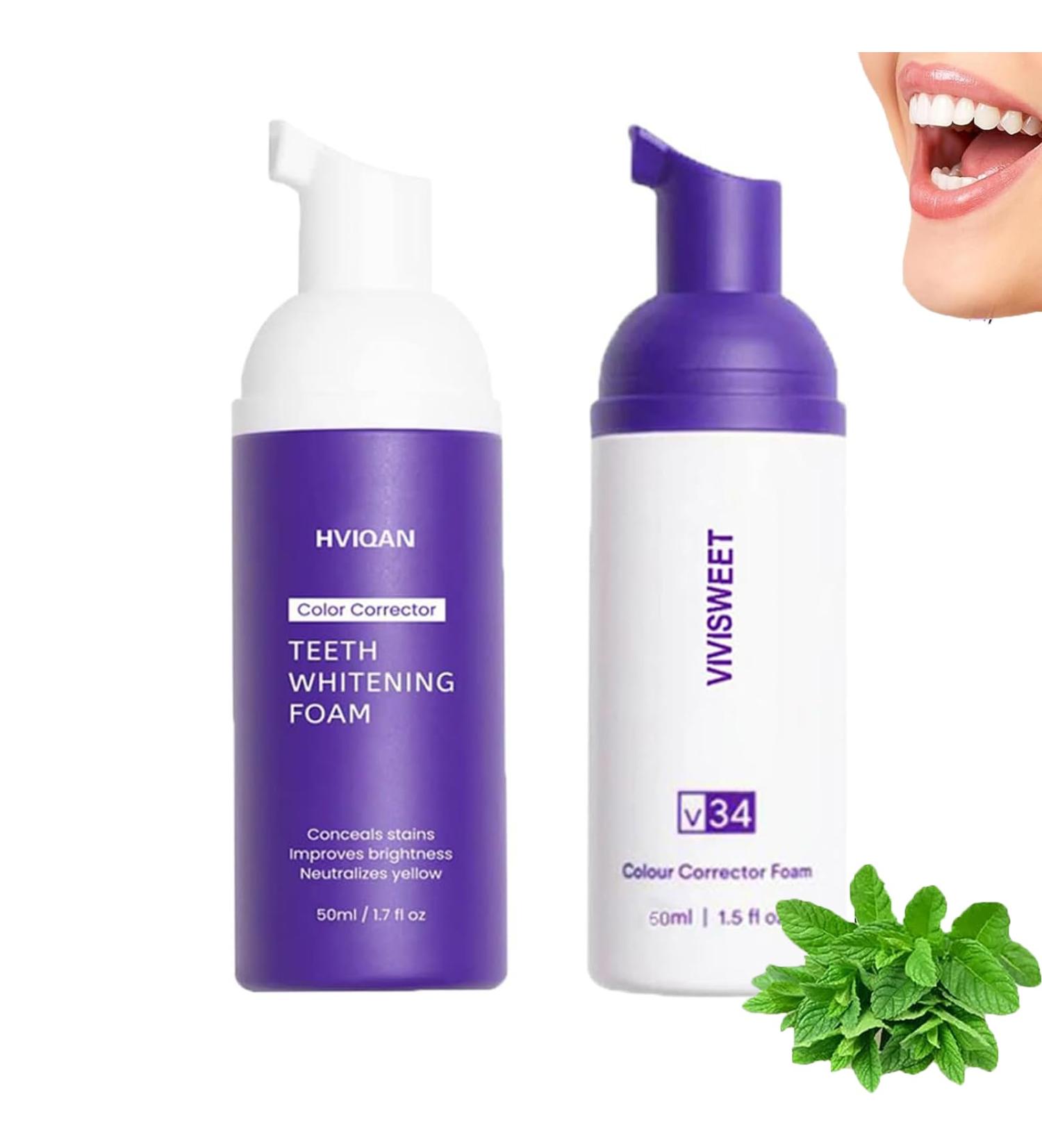 Shop Lila V34 Purple Toothpaste | Whitening & Color Correction for Bright Teeth - 2PC 0.5g Pack - Buy Online on GoSupps.com