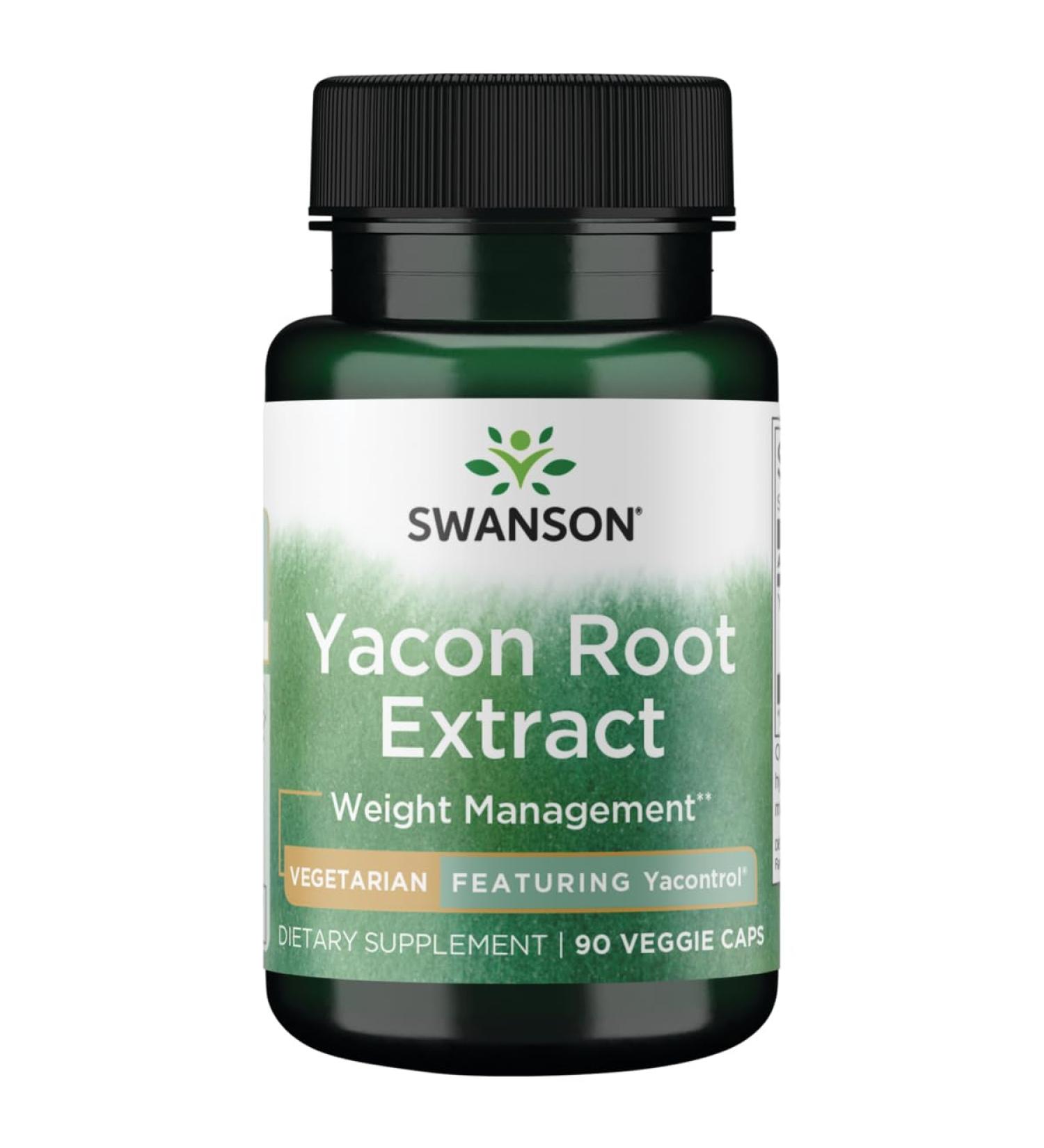 Swanson Yacontrol Yacon Root Extract 4:1 100 Milligrams 90 Veg Capsules