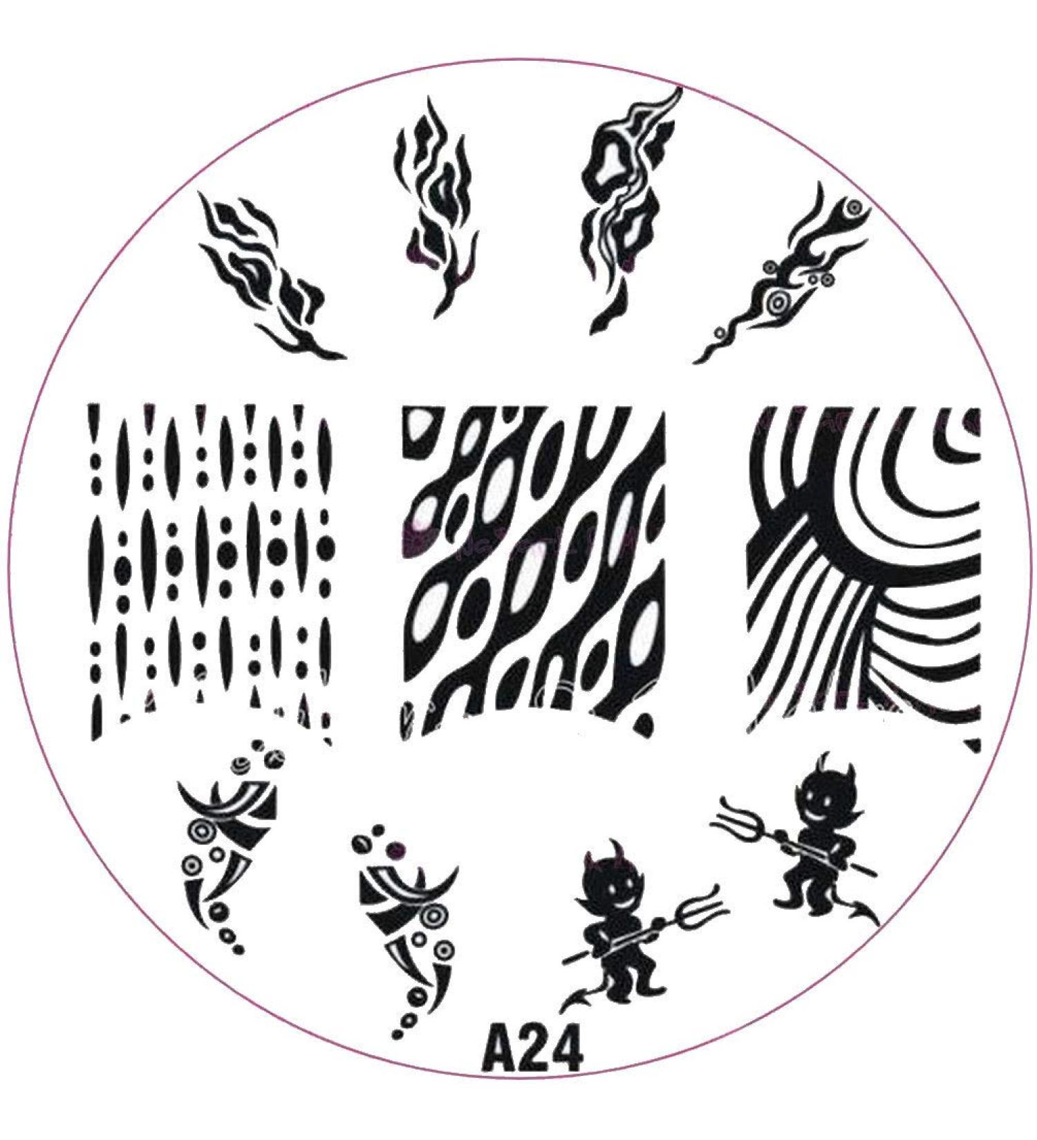 ++SPECIAL ITEM++ Stamping stencil A-Series: A24 geometric pattern Teuferl