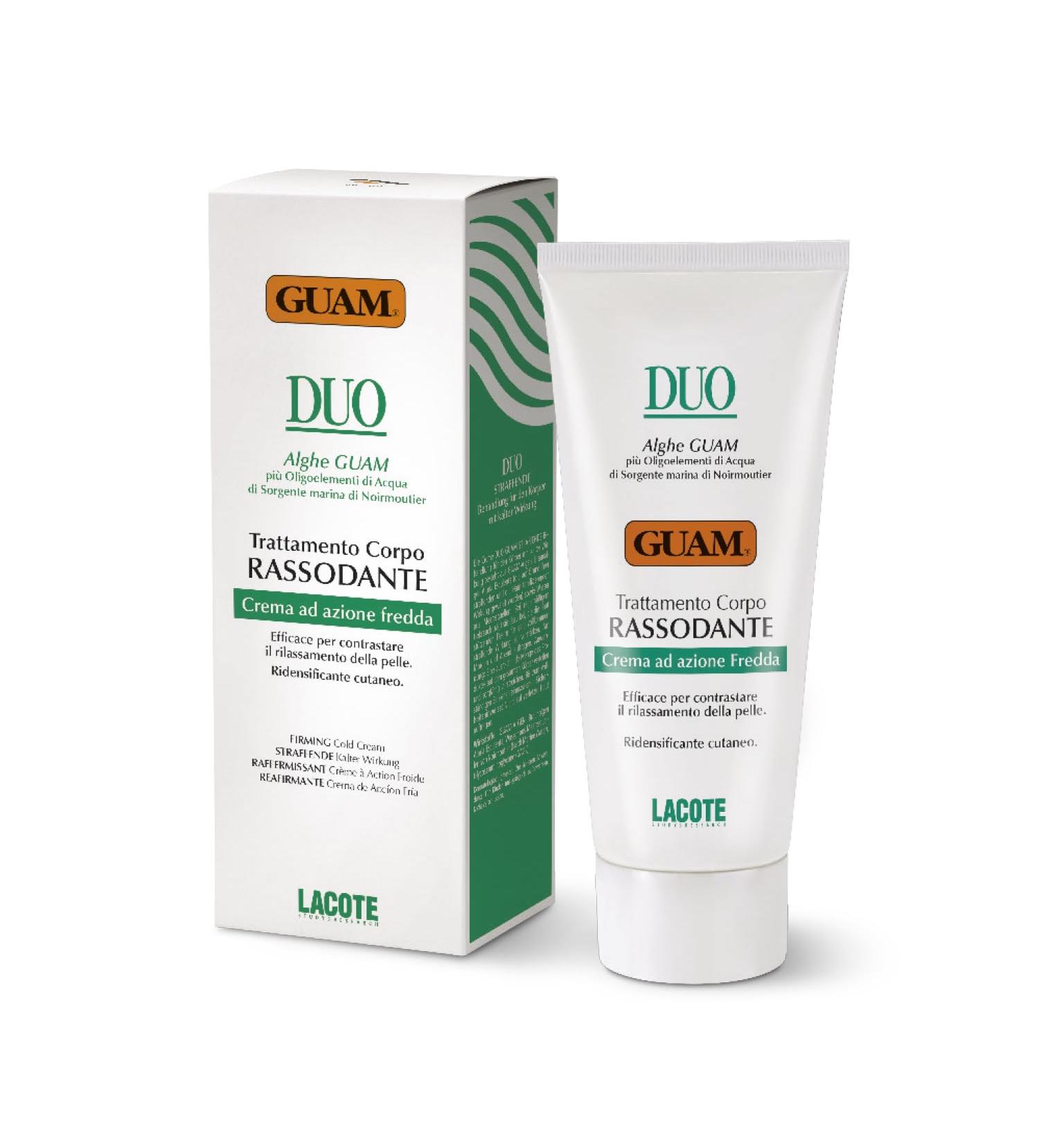 Guam Duo Cool Tight Cream - Body Treatment for Tightening & Toning Skin - 200ml Made in Italy - Anti-Sagging Solution - Buy Online on GoSupps.com