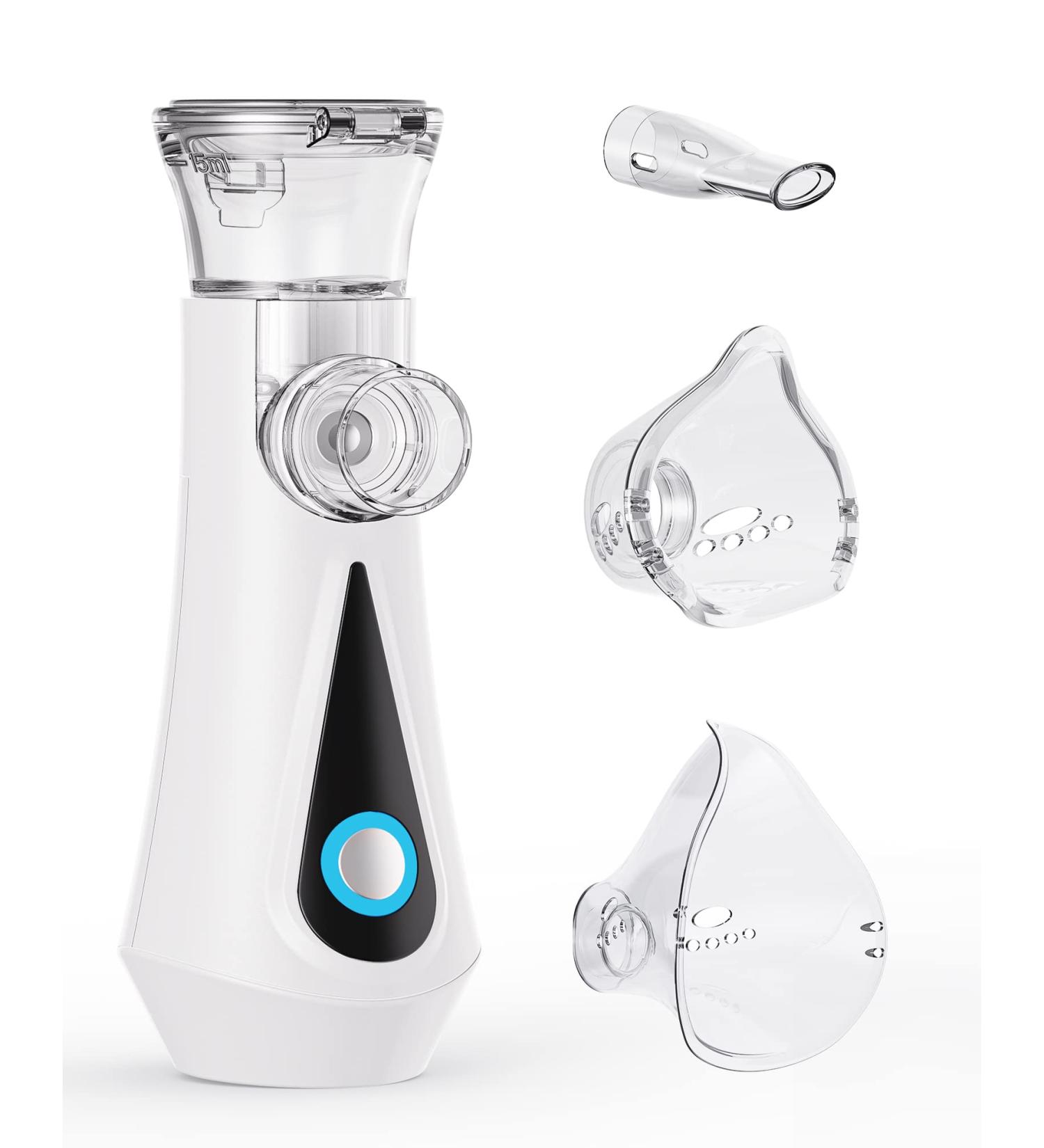 Hygelink Vernbler JM-06802 Inhalation Device - Portable Inhalator Set for Kids & Adults | Quiet 30dB | 2h Runtime | Includes Mouthpiece & 2 Masks - Buy Online on GoSupps.com