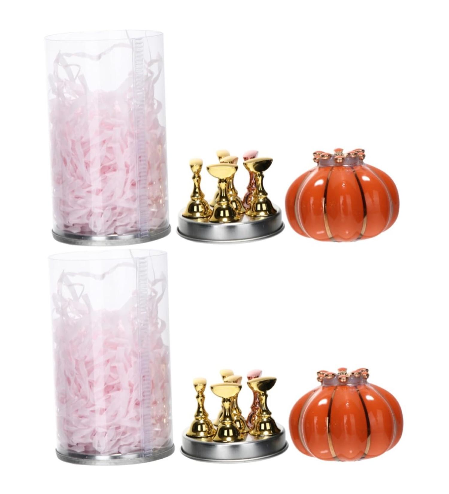 minkissy 2 Sets Nail Holder Fake Nail Tip Stand Nail Art Nail Tip Stand Pumpkin Magnetic Base Metal Brackets Nail Practice Base Fingernail Display Stand Pedicure Storage Rack Alloy - Buy Online on GoSupps.com