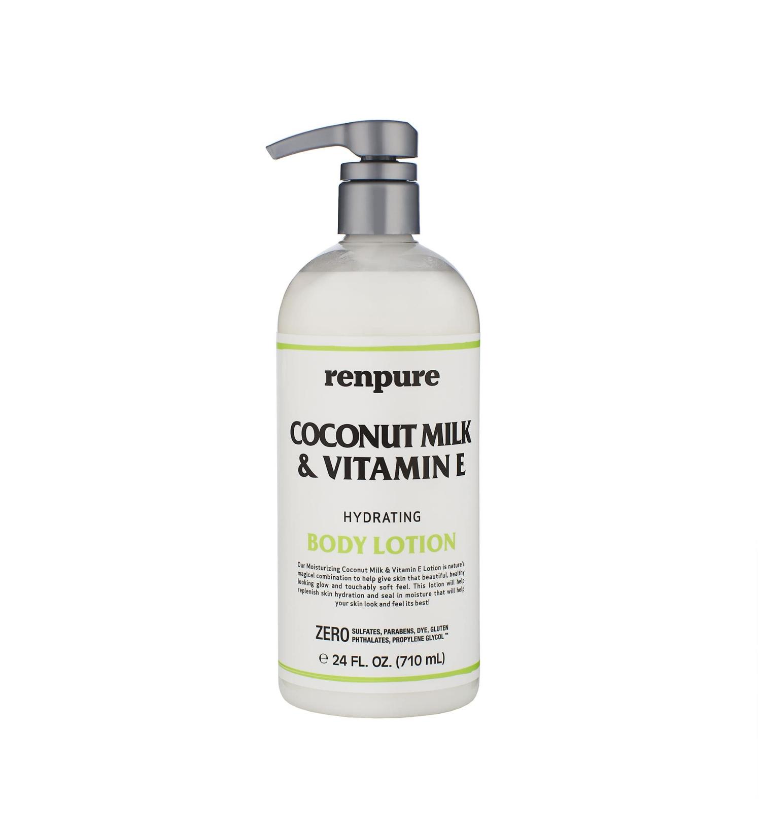 Renpure Originals Coconut Milk & Vitamin E Body Lotion  24 Ounce