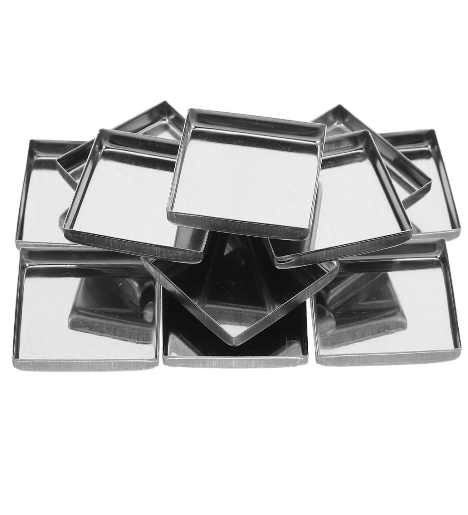 Beaupretty 30pi ces Godets Vides Fer Carr s pour Palettes de Maquillage Rechargeables et Cosm tiques DIY - Buy Online on GoSupps.com