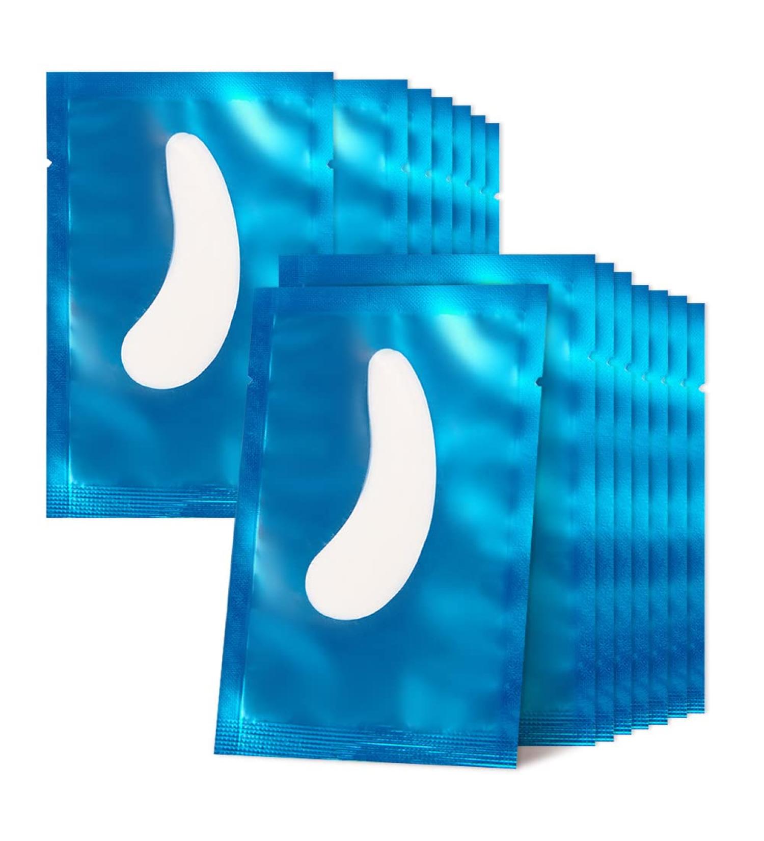 50 Pairs Willowleaves Blue Eye Pads for Eyelash Extensions - Lint-Free Gel Patches & Lifting Pads - Buy Online on GoSupps.com