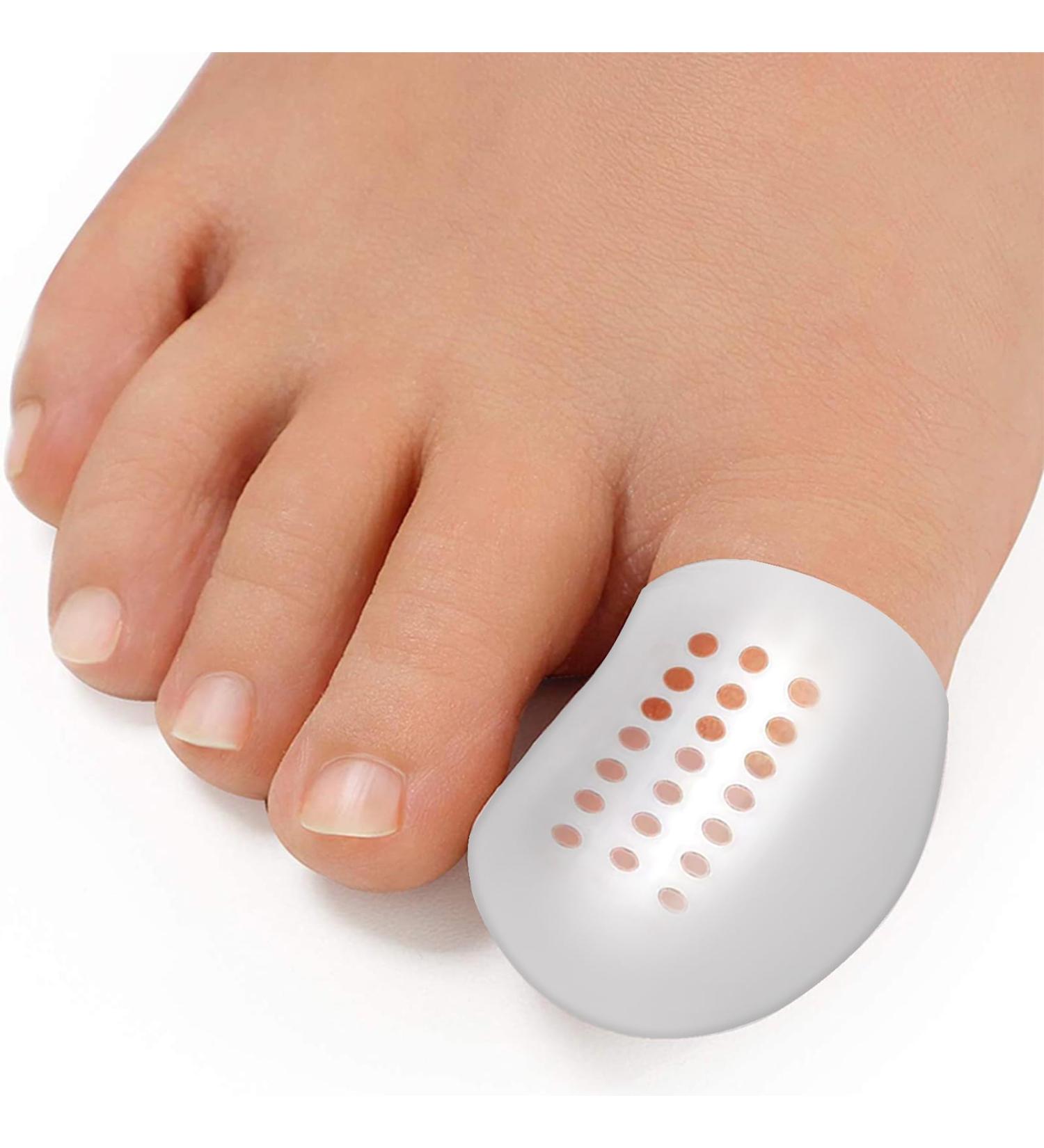 16 Pieces Gel Toe Caps - Silicone Protection for Bubbles Friction & Ingrown Toenails | Breathable Comfort - Buy Online on GoSupps.com