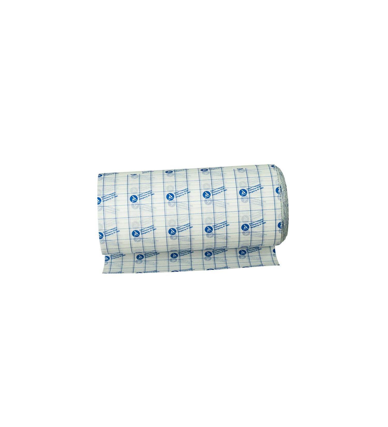Dynarex 3641 View Guard Transparent Film Dressing Roll Non-Sterile Dressing 6" x 11 yard Pack of 12 6"x11yds
