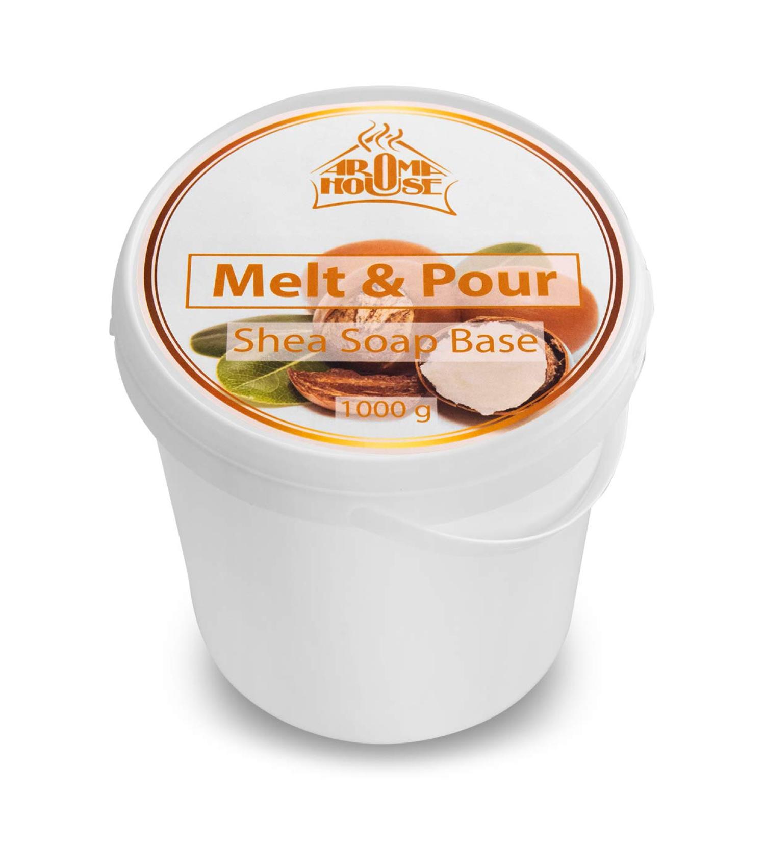 Shea Soap Base 1000g - CRYSTAL SHEA - Glycerin & Shea Butter Soap - Raw Soap - Intense Hydration - Gift - Handmade - Soap Base With Shea 1 kg - Buy Online on GoSupps.com