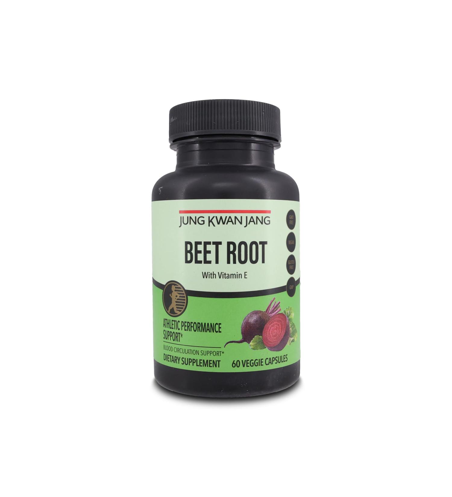 JUNG KWAN JANG Beet Root with Vitamin E - 60 Capsule ATHLETIC PERFORMANCE with beet root - Buy Online on GoSupps.com