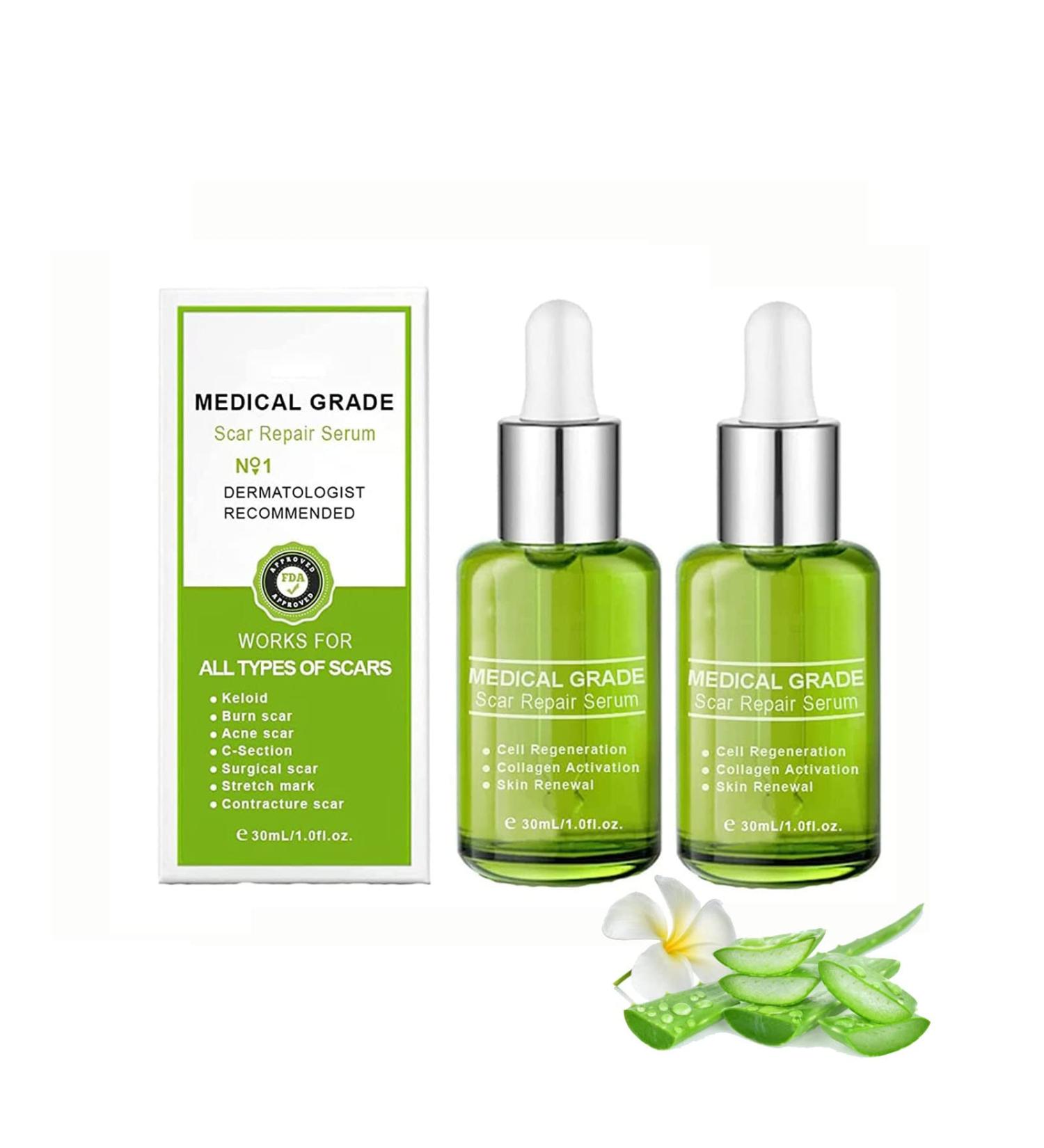 Goopgen Advanced Scar Repair Serum - Medical Grade Scar Removal for All Types of Scars (2PCS) - Buy Online on GoSupps.com