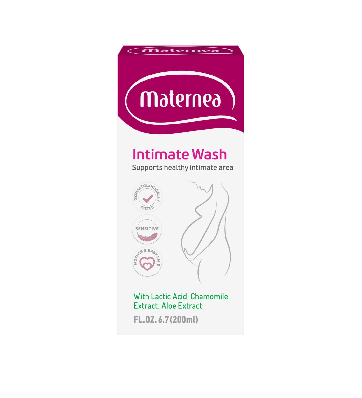 Maternea Intimate Wash Gel - Healthy Hygiene for Pregnancy and Postpartum Care 6.7 FL. OZ. (200 ml) - Buy Online on GoSupps.com