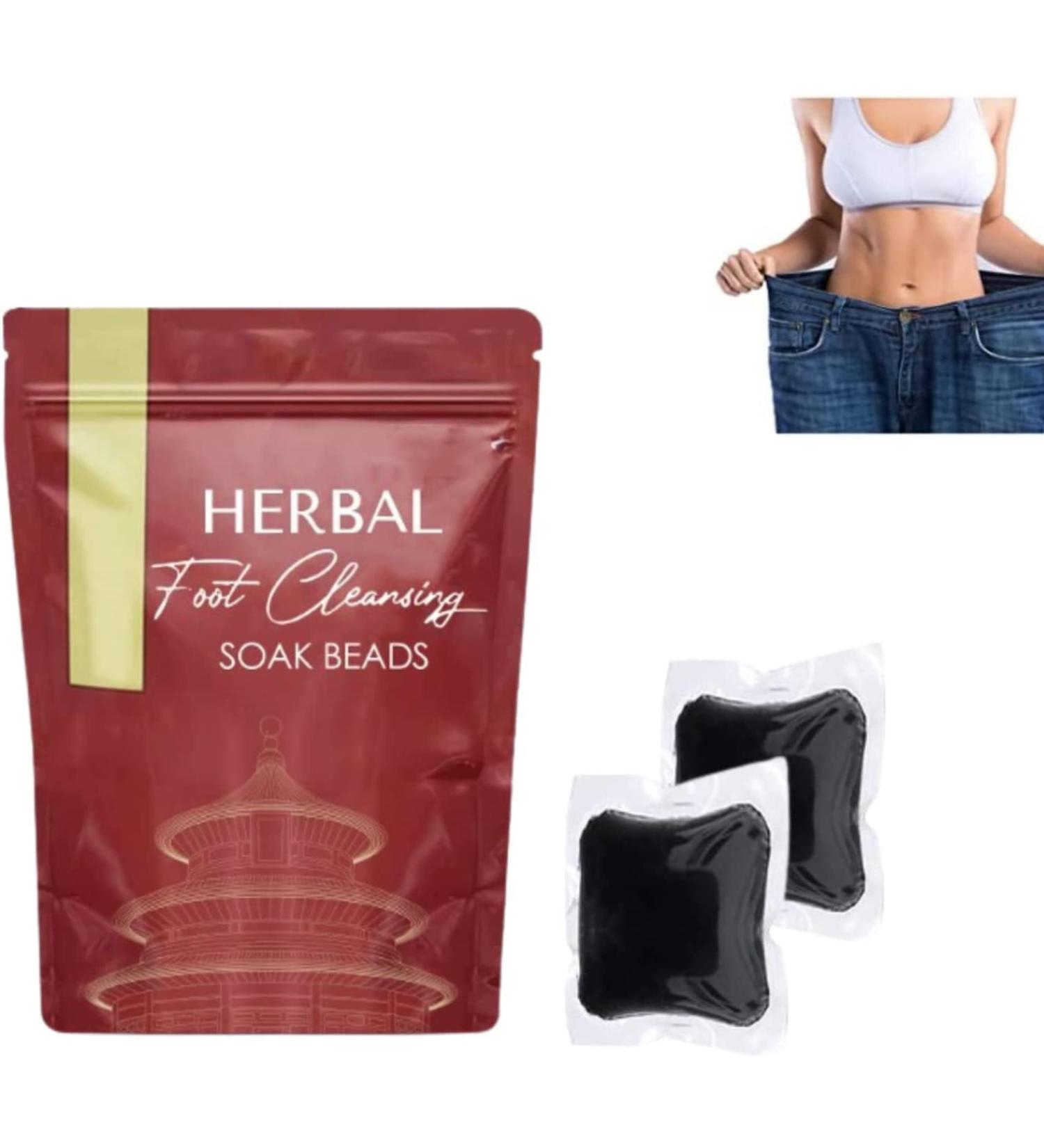 Herbal Detox&Shaping Cleansing Foot Soak Beads Herbal Detox and Shaping Foot Soak Beads Herbal Detox Cleansing Foot Soak Beads for Foot Care (1 Pack) - Buy Online on GoSupps.com