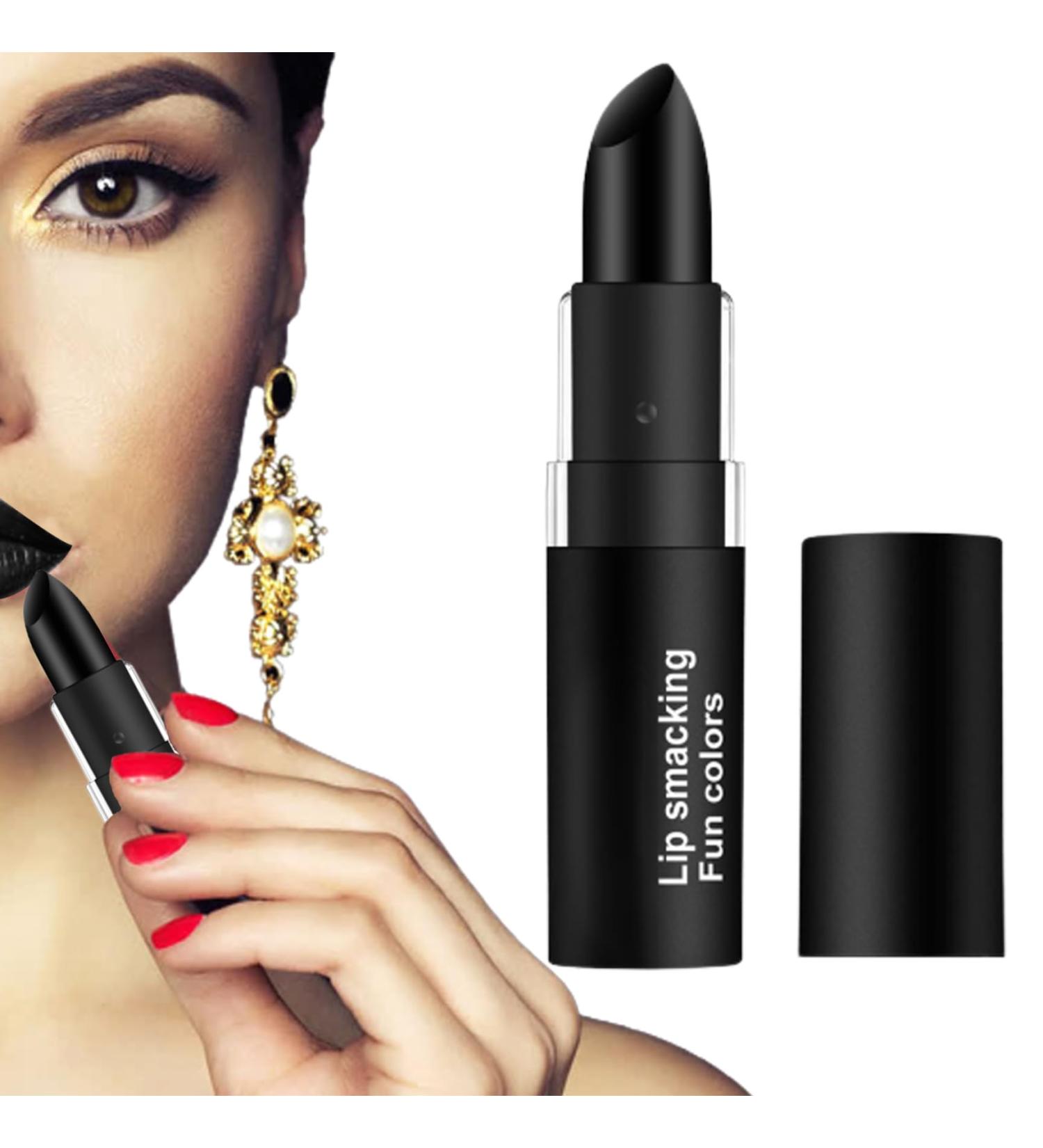 Matte Waterproof Velvet Lipstick - Long Lasting Non-Stick Moisturizing Black Lip Gloss - International Shipping Available - Buy Online on GoSupps.com