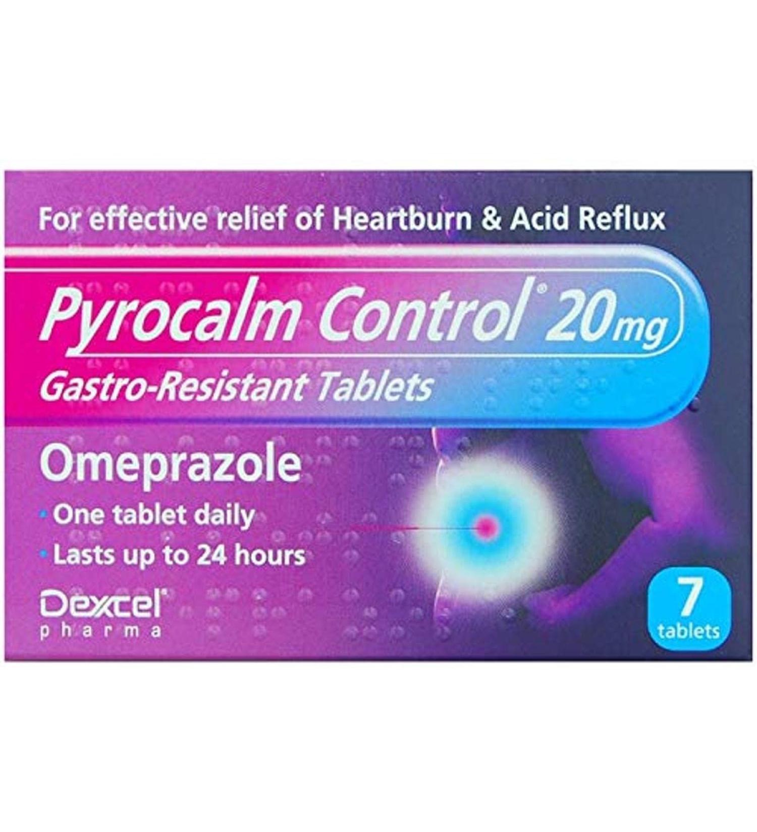 Pyrocalm Control Gastro-Resistant Tablets 20mg 7 Tablets