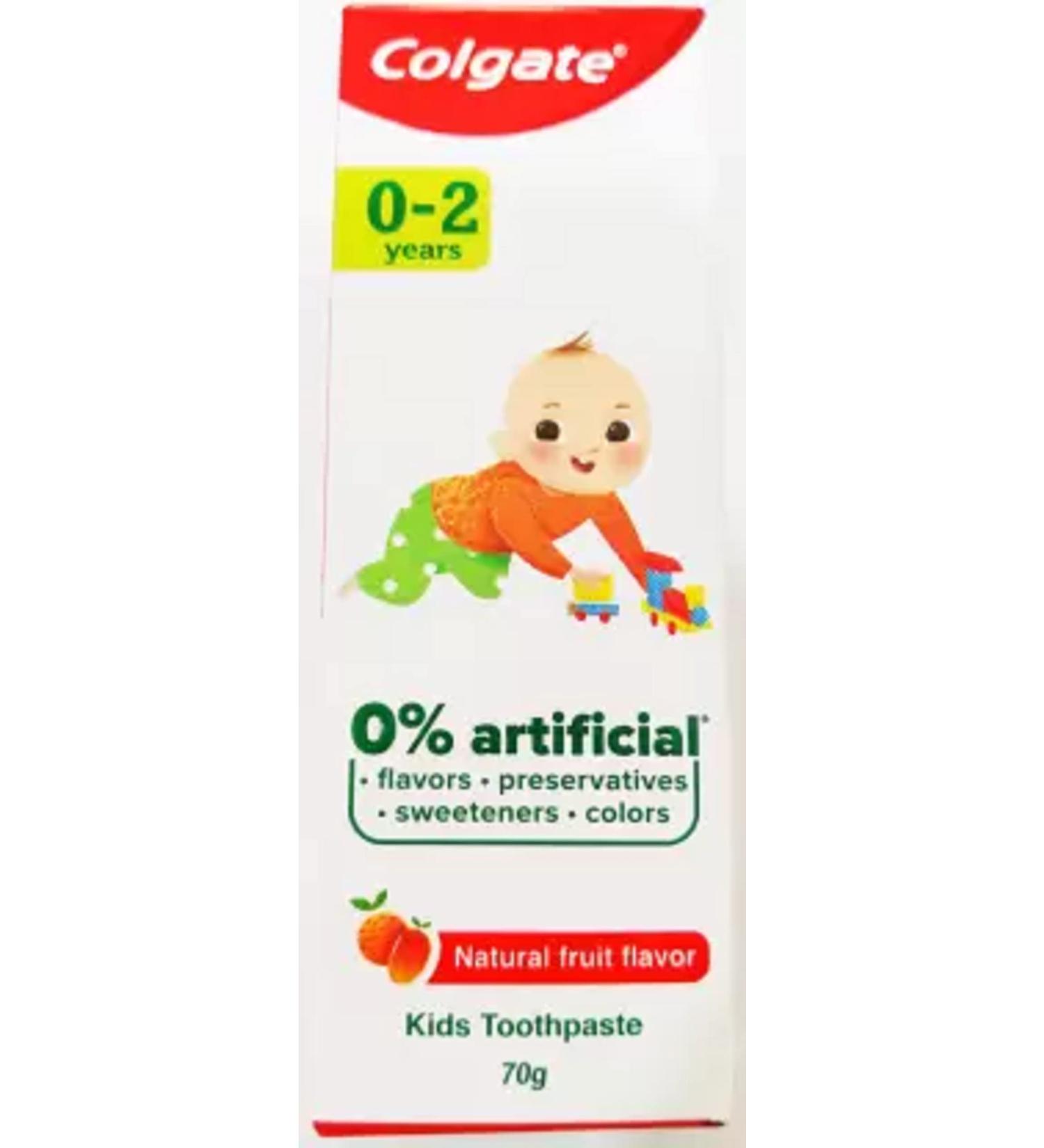 Colgate Kids 0-2 Toothpaste Toothpaste (70 g Pack of 3)(2.4 Ounce)