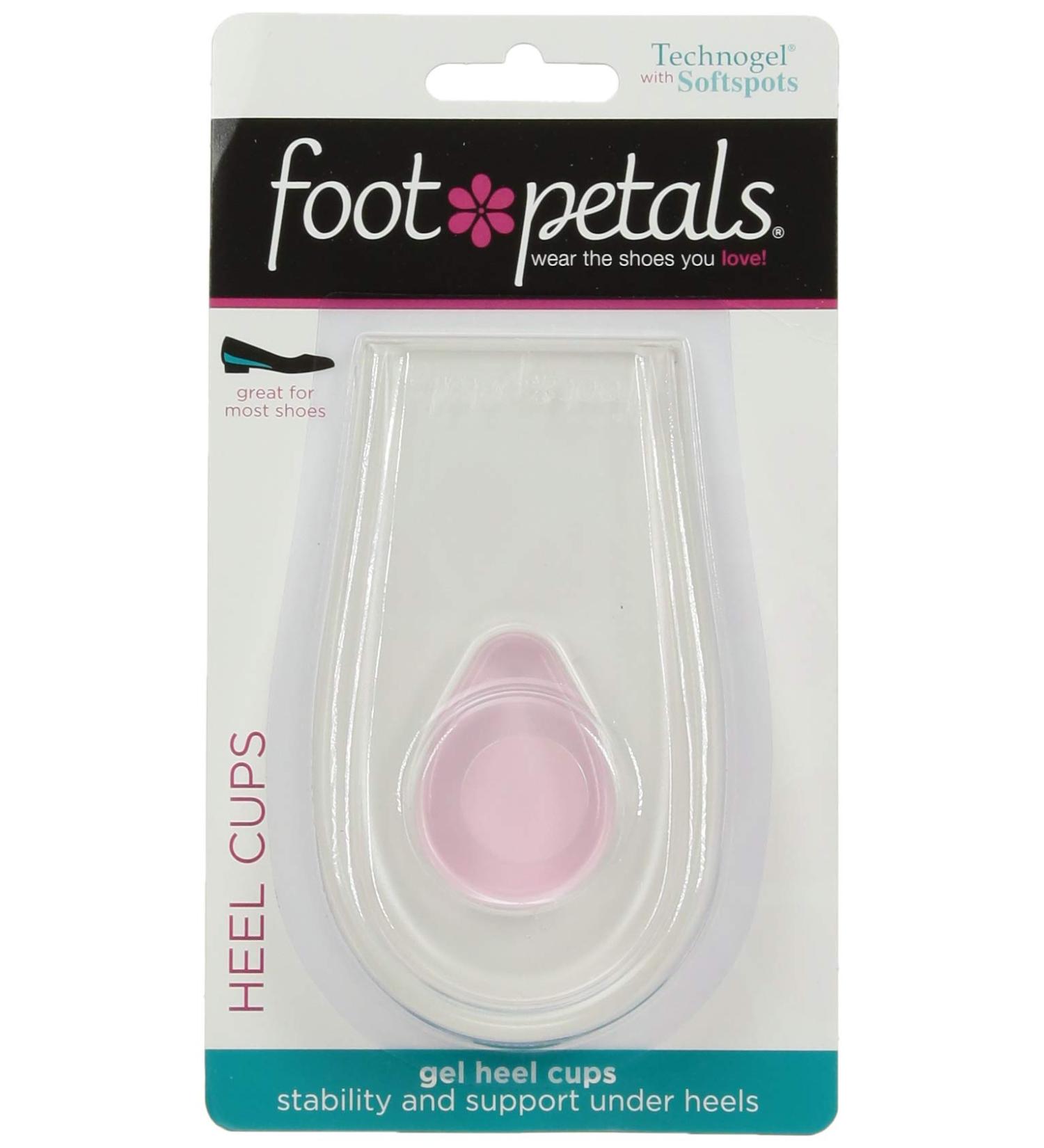 Foot Petals Gel Heel Cup Pink Multi One Size