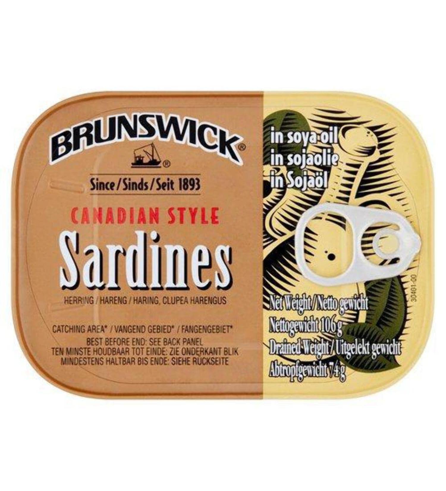 Brunswick Sardines in SOYA Oil 106g