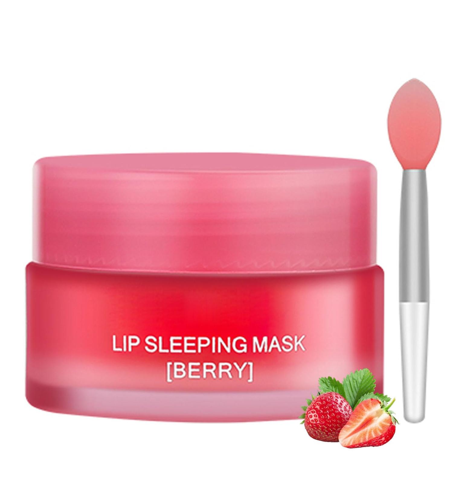 Buy Lip Sleeping Mask | Moisturizing Overnight Mask for Chapped Dry Lips - Hydrating Lip Care for Men & Women - Buy Online on GoSupps.com