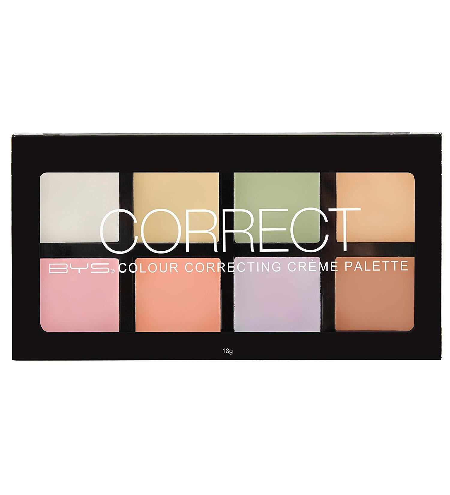 BYS Women's 8-Color Corrector Concealer and Contour Palette - Cream for All Skin Types - Buy Online on GoSupps.com