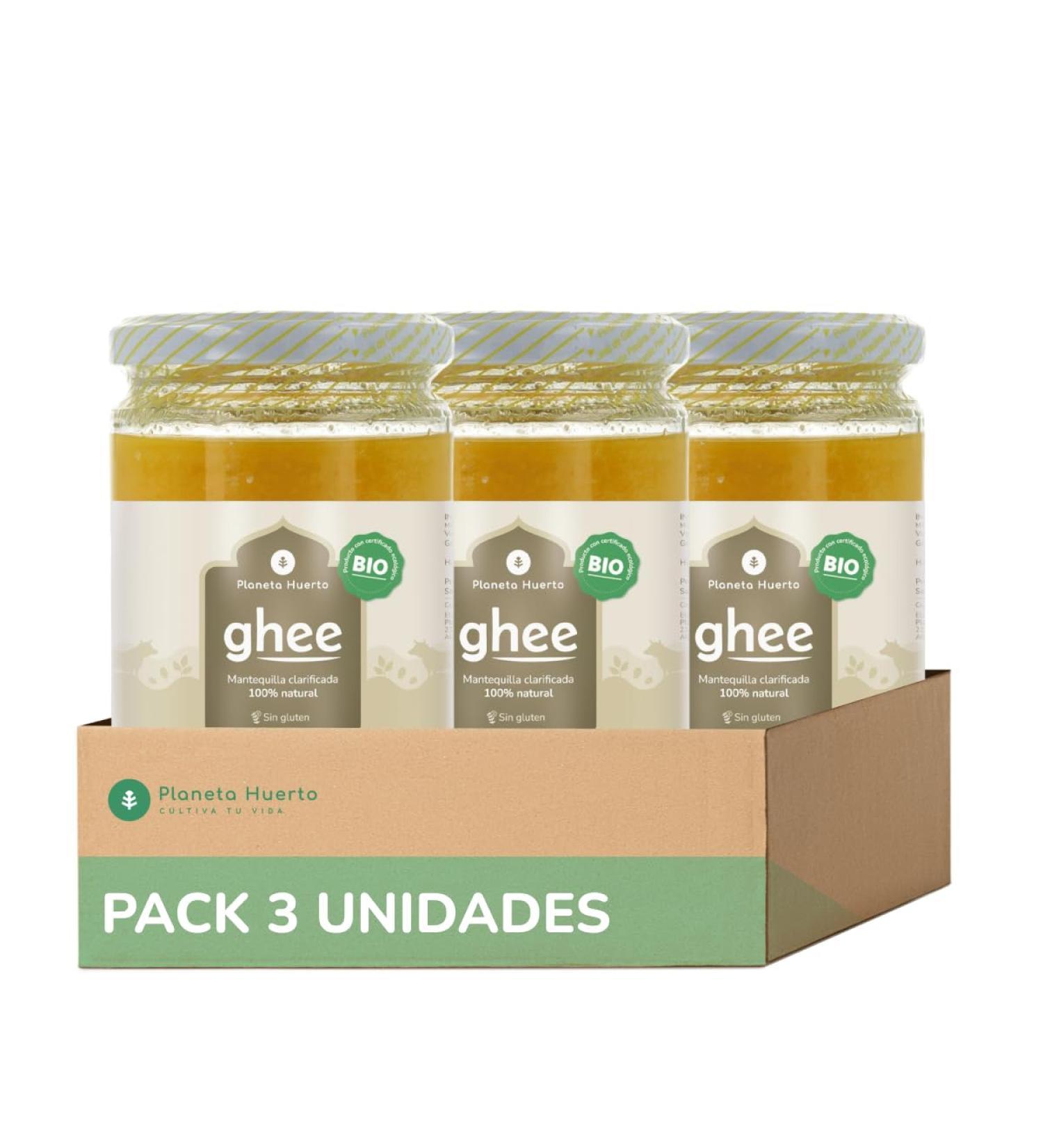 Pack of 3 ghee clarified butter Eco Plan te vegetable garden 500 g - Buy Online on GoSupps.com