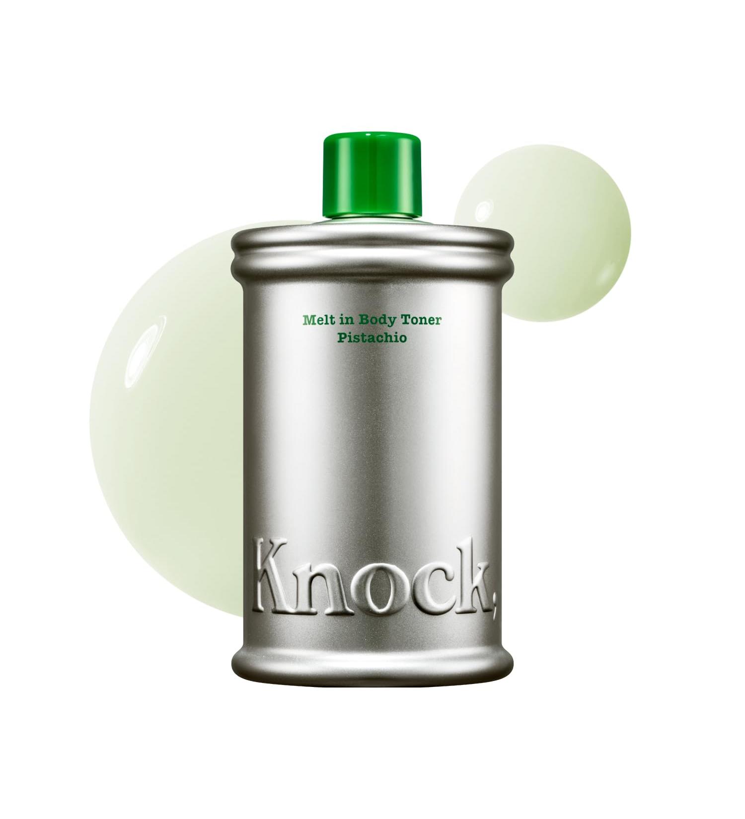 Knock Melt-In Body Toner Instant Glass Body Glow Ceramide Moisture Lock Lightweight Milky Moisturizer Zero Sticky For All Skin Fresh Pistachio Scent 10.14 fl oz Pistachio 10.14 Fl Oz (Pack of 1) - Buy Online on GoSupps.com