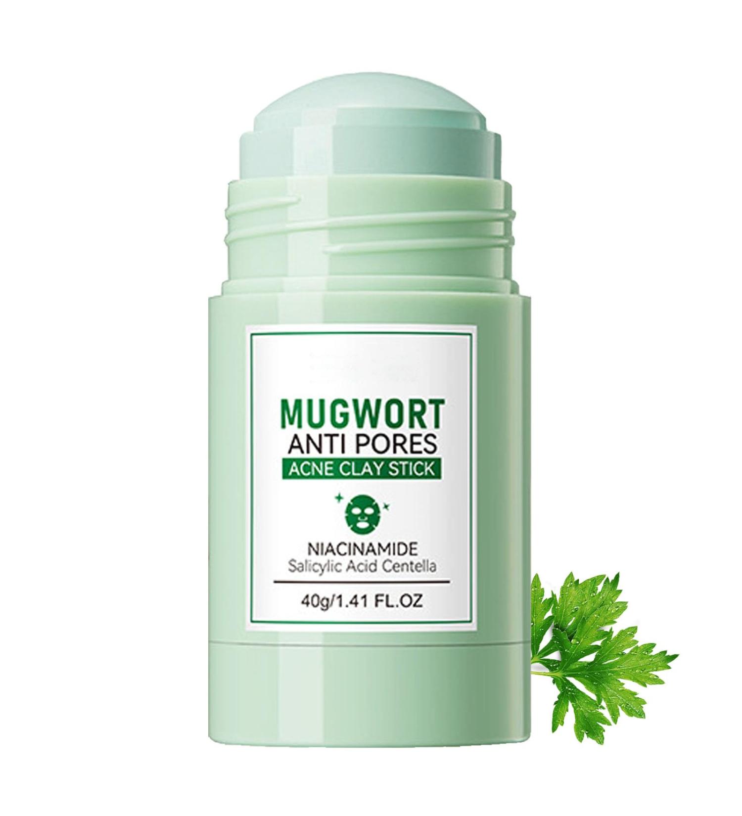Mugwort Clay Mask Stick - Deep Cleansing Anti-Acne Pore Mask for Excess Oil Control & Skin Balance | Nourish & Calm Your Skin - Buy Online on GoSupps.com