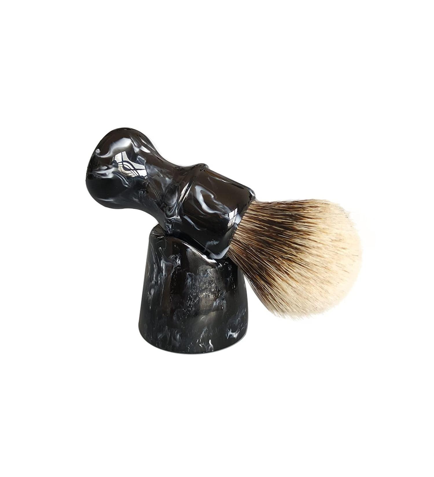 Ansafe Razor Brush - High-Quality Pure Roof Hair Handmade Wet Shaving Brush for Beard | Black Gift - Buy Online on GoSupps.com