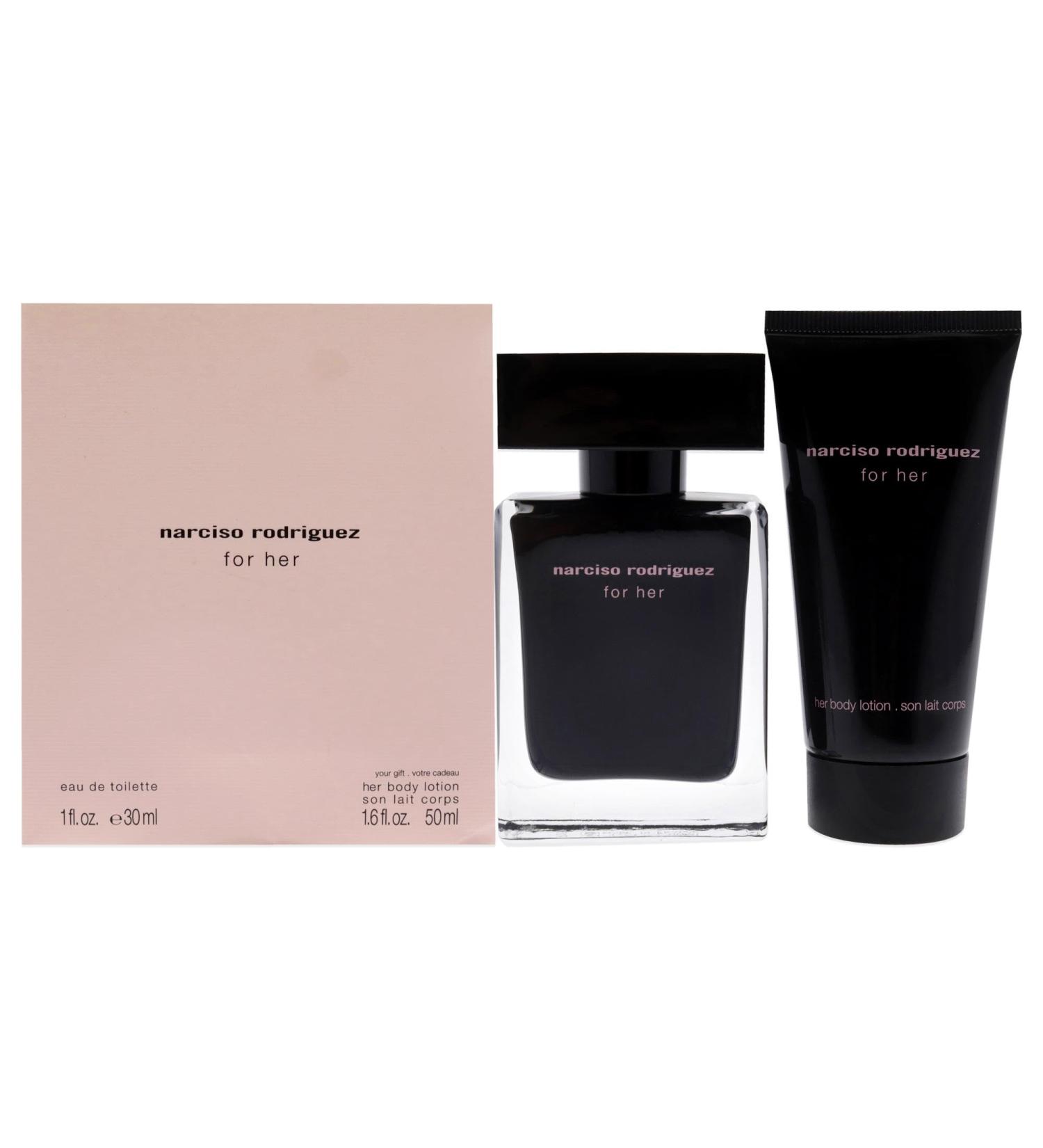 Narciso Rodriguez Narciso Rodriguez 1oz EDT Spray 1.6oz Body Lotion Women 2 Pc Gift Set - Buy Online on GoSupps.com