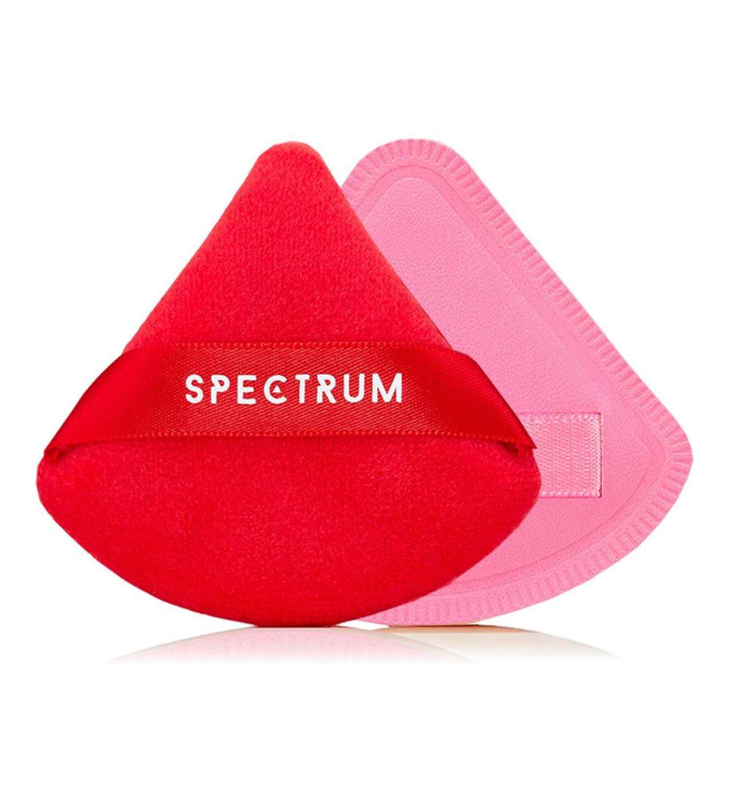 Brush Club Makeup Puffs - Soft Velour Triangle Powder Puff & Marble Rubycell Blender | Set & Bake | 2 Red & Pink Puffs - Buy Online on GoSupps.com