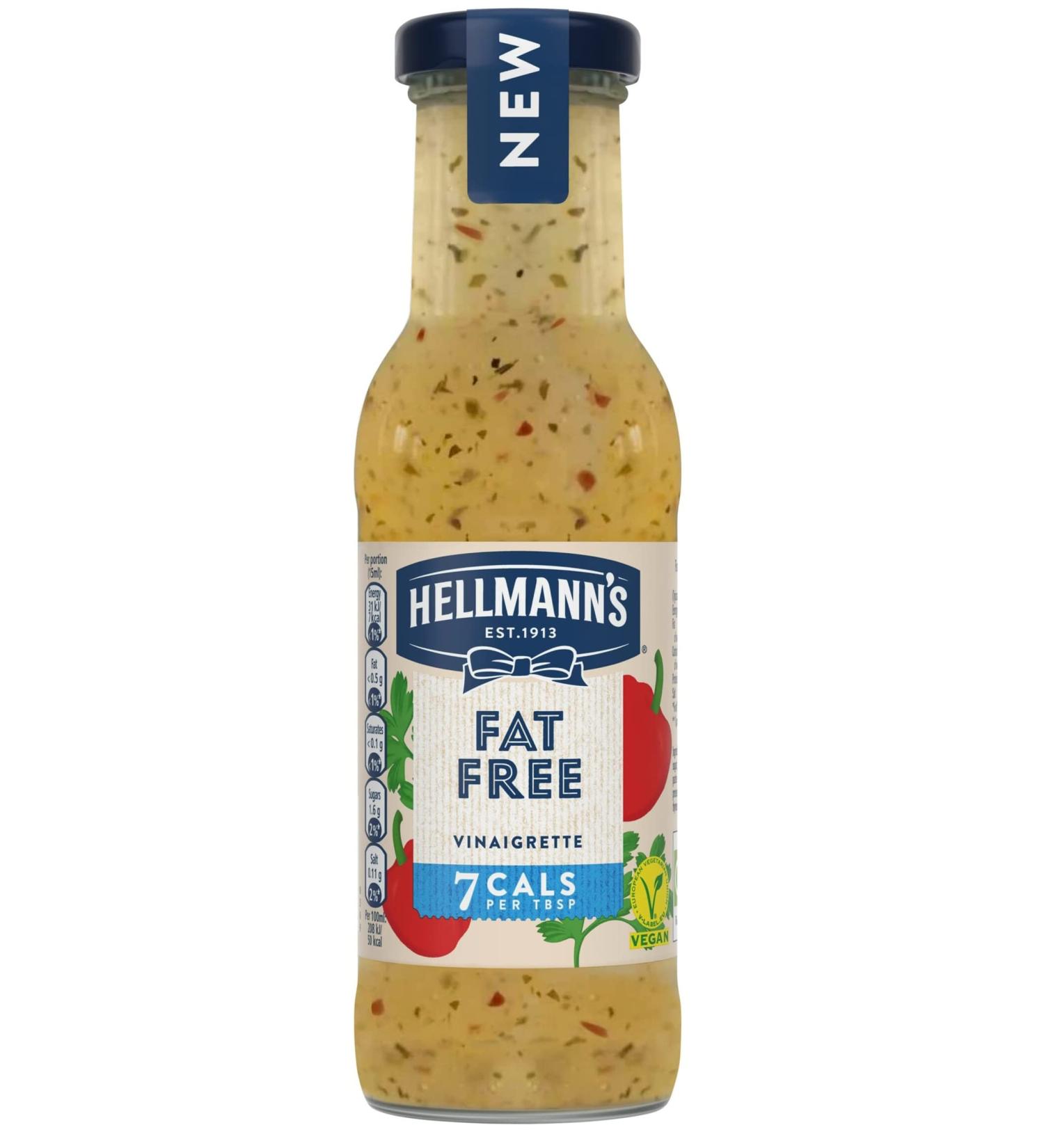 Hellmann's Fat Free Vinaigrette 250ml - Delicious & Healthy Dressing - Buy Online on GoSupps.com