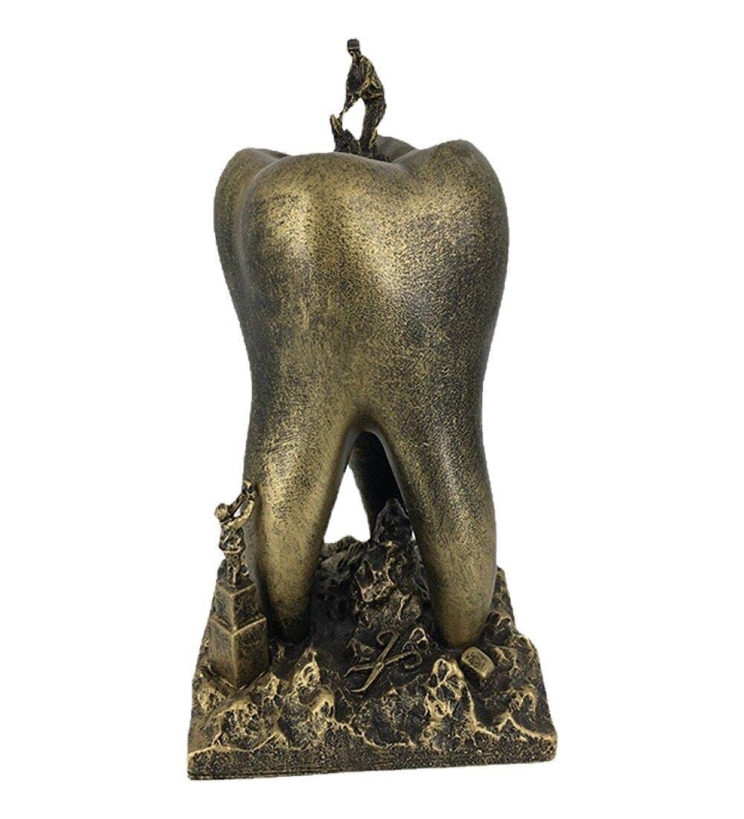 Unique Dental Office Tooth Decor Sculpture | Personalized Desk Accessories Gift for Dentists - Wudaizhi - Buy Online on GoSupps.com