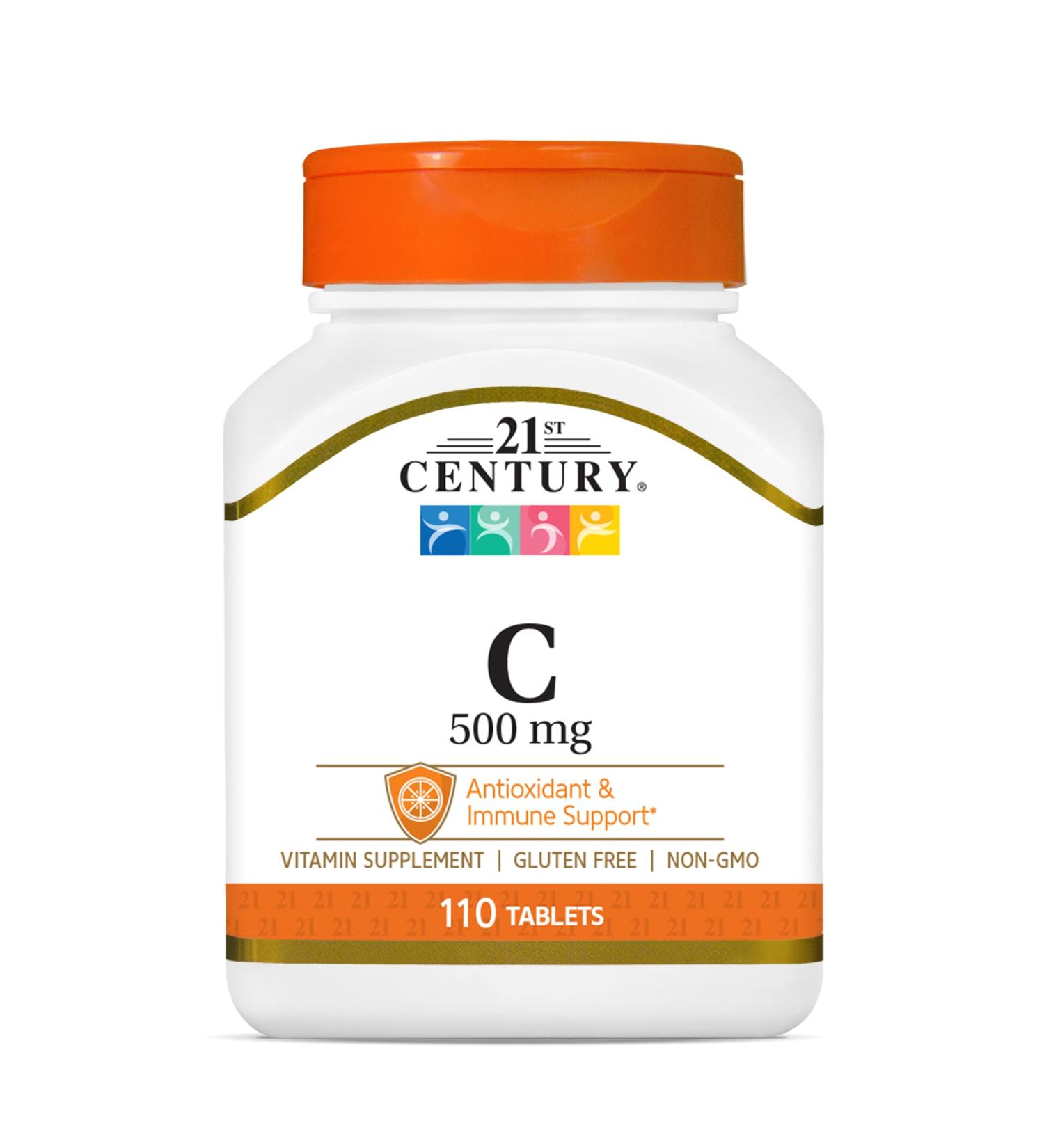 21st Century C 500 mg Tablets - Boost Immunity - 110 Count - Buy Online on GoSupps.com