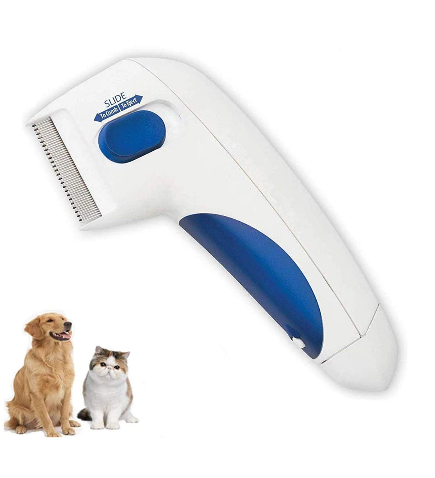 FEWB Pet Flea Comb Pet Grooming Comb Lice Cleaner Comb Grooming Removal Tools for Cat Dog Cleaning Brush Anti Flea Pet Supplies - Buy Online on GoSupps.com
