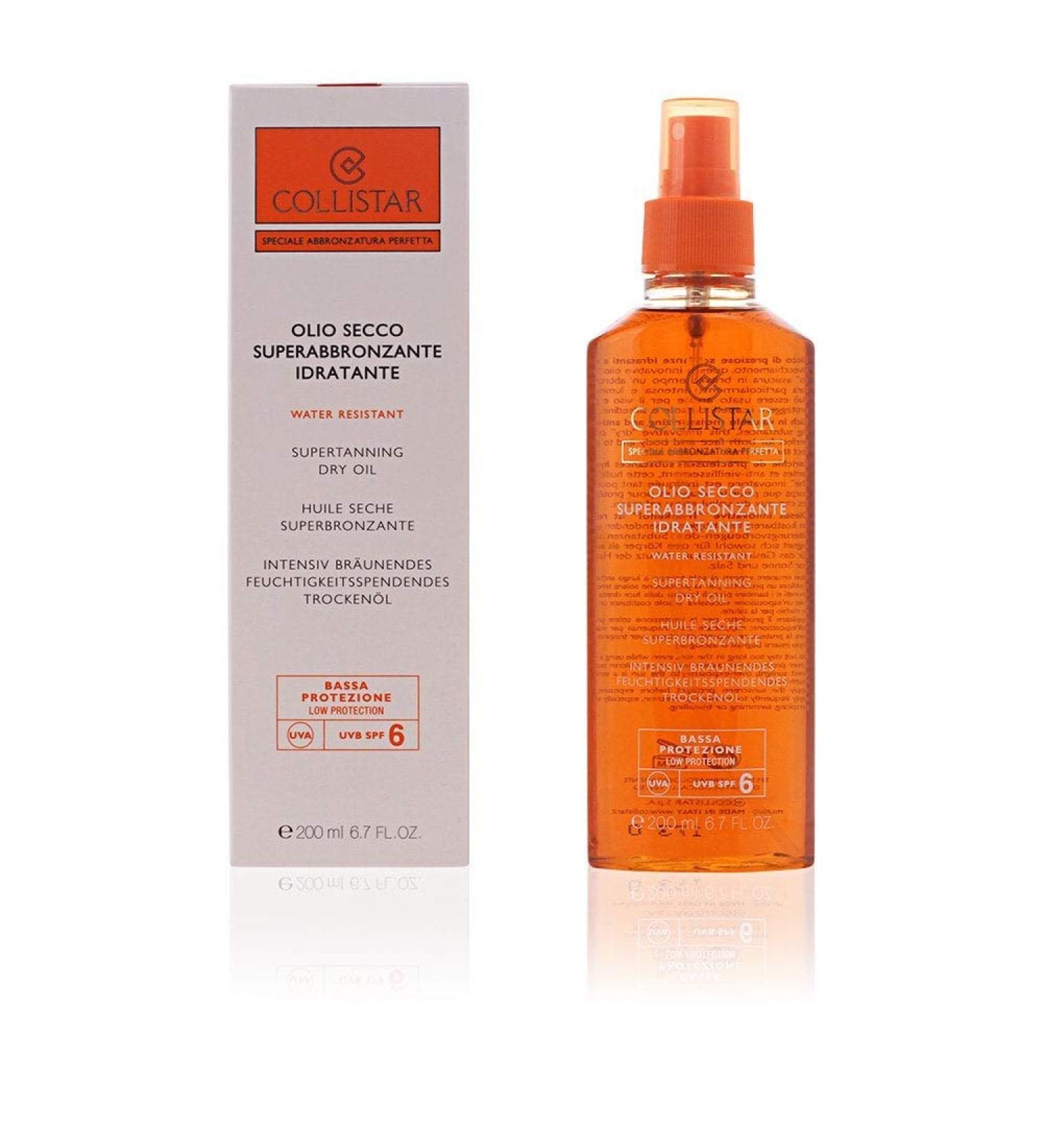 Collistar Super Tanning Dry Oil Water Resistant Spf15 200ml