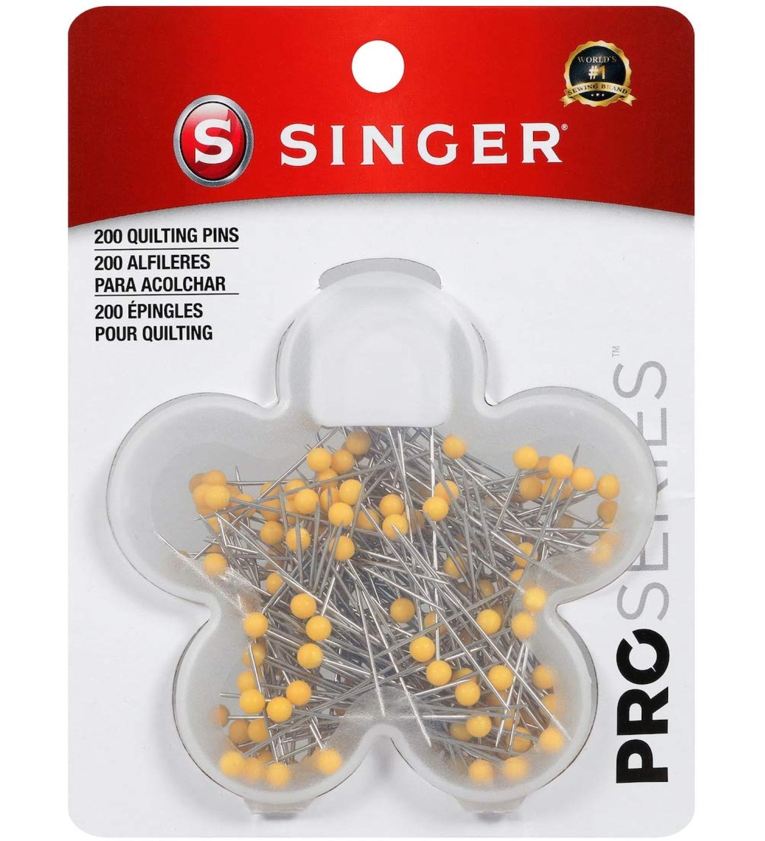 SINGER 04337 ProSeries Quilting Pins Size 28 - 75-Count in Flower Case - Buy Online on GoSupps.com